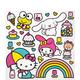 Hello Kitty and Friends Lunch Napkins, 6.5in, 16ct - Sanrio