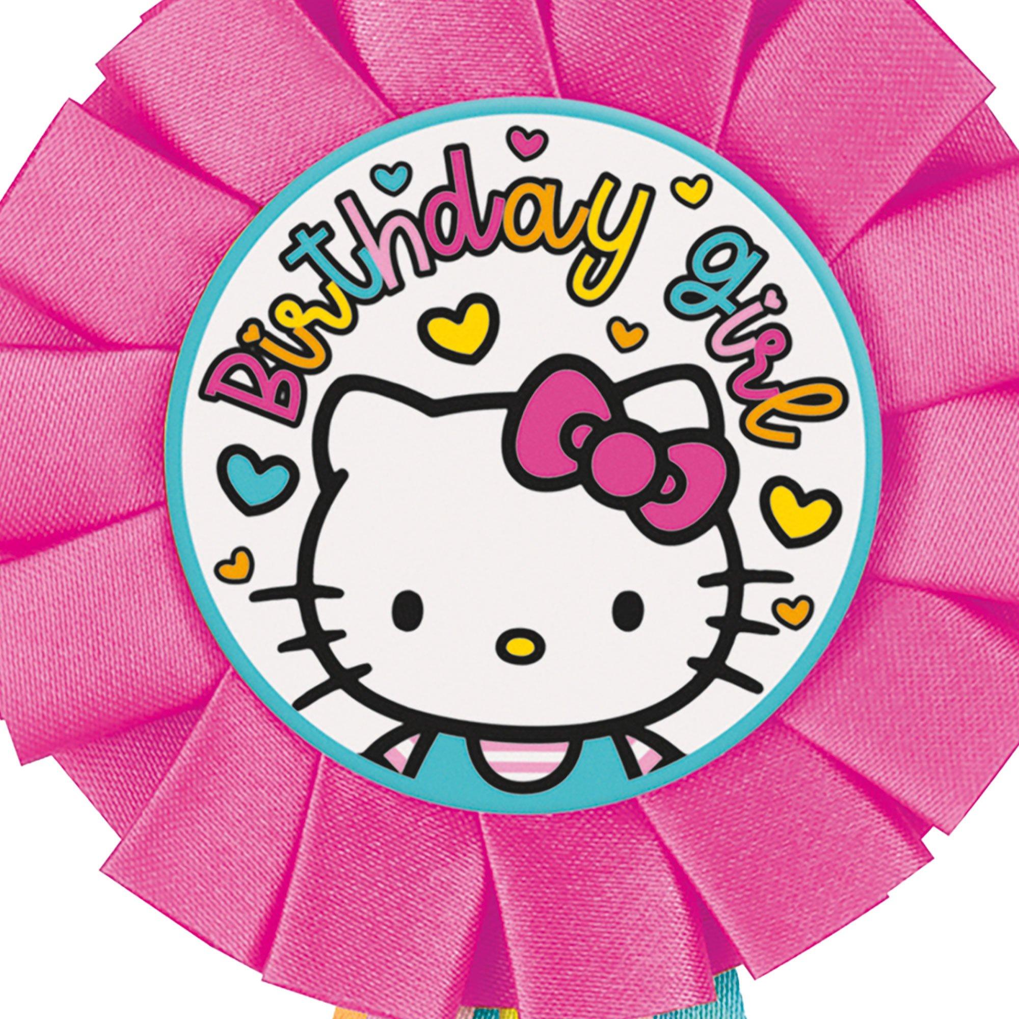 Hello Kitty Birthday Girl Badge, 3.25in x 7.5in - Sanrio