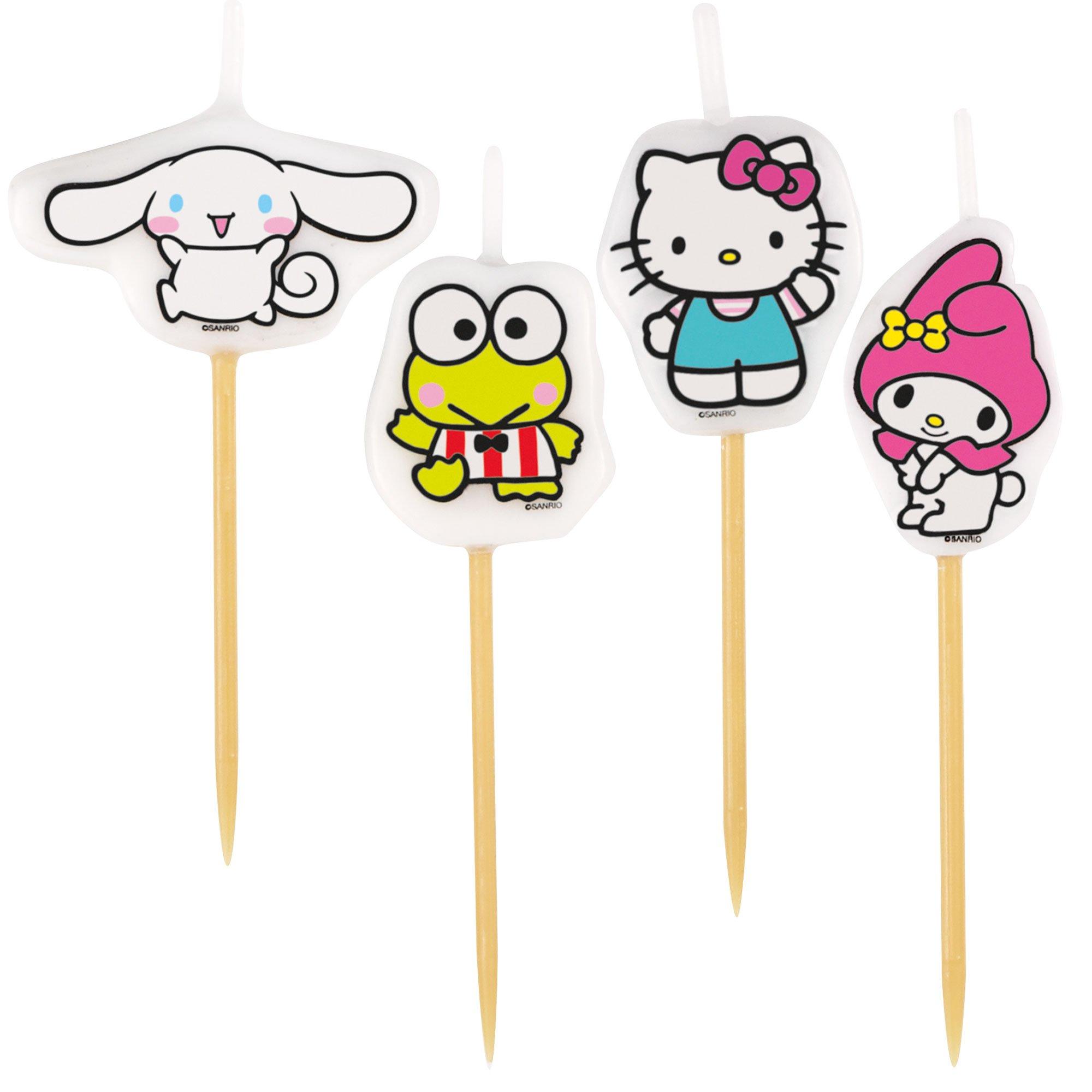 Hello Kitty and Friends Candle Pick Set, 4pc - Sanrio