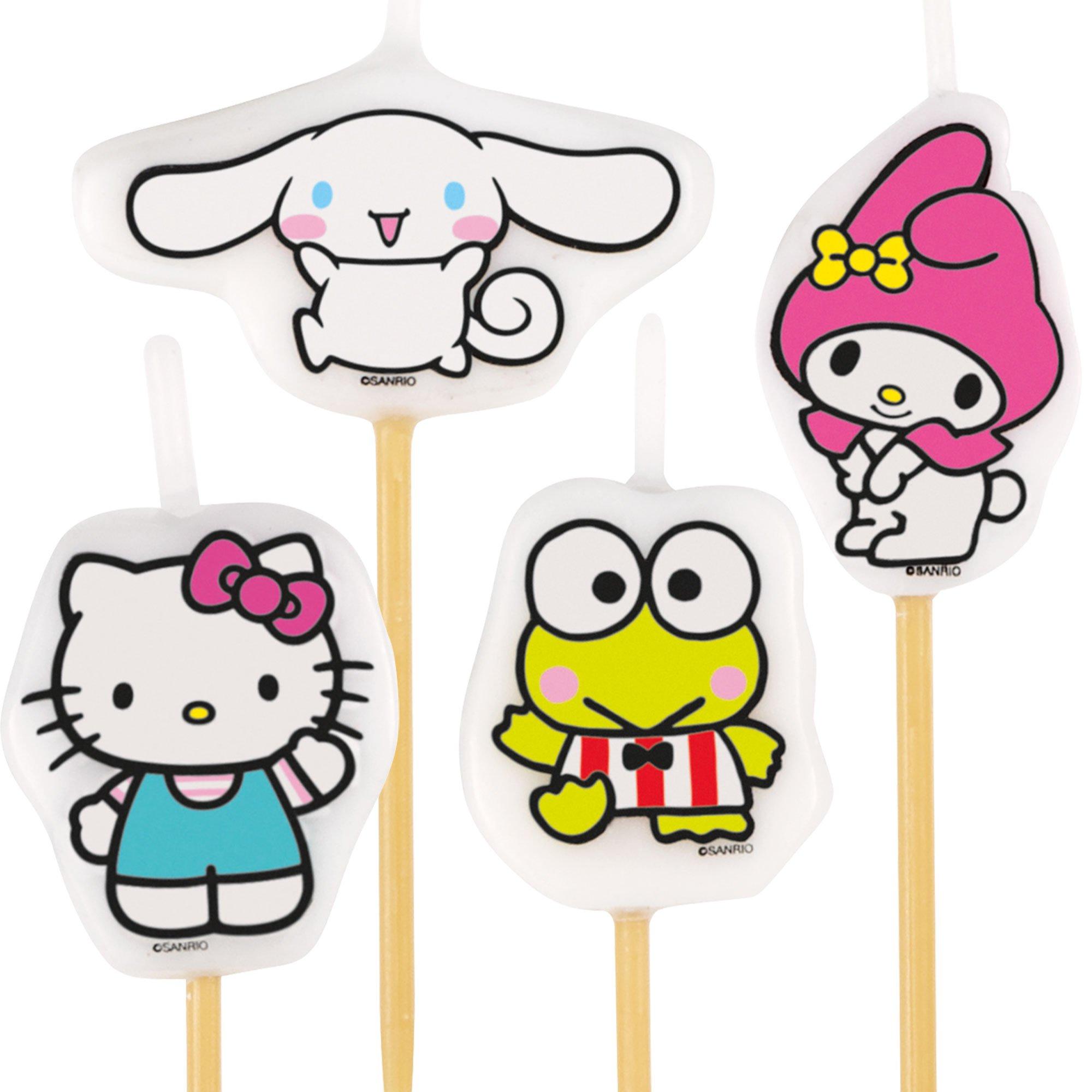 Hello Kitty and Friends Candle Pick Set, 4pc - Sanrio