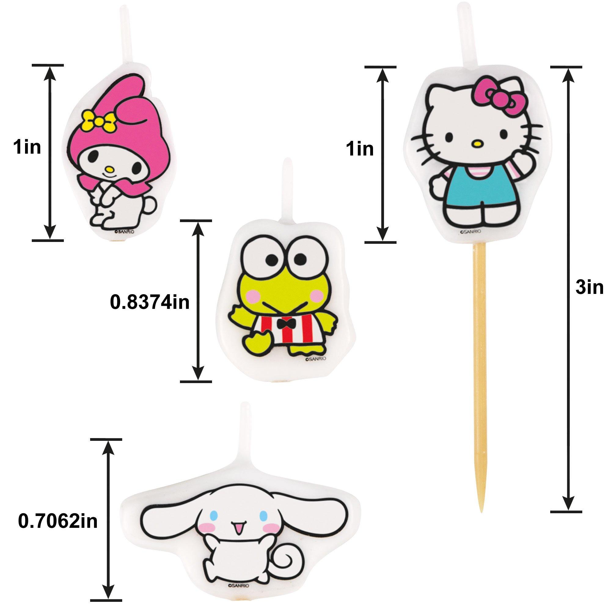 Hello Kitty and Friends Candle Pick Set, 4pc - Sanrio