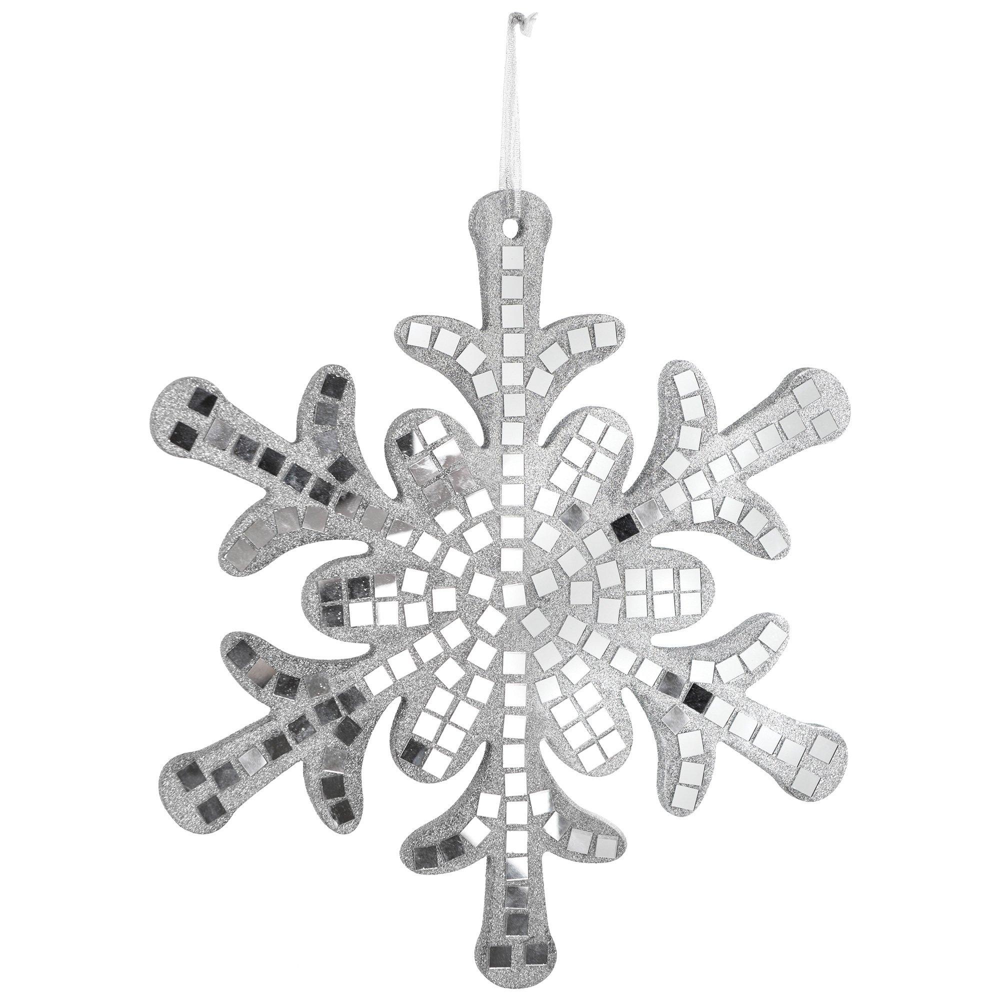 Sparkle Season Snowflake Hanging Decoration, 12.37in x 14in 