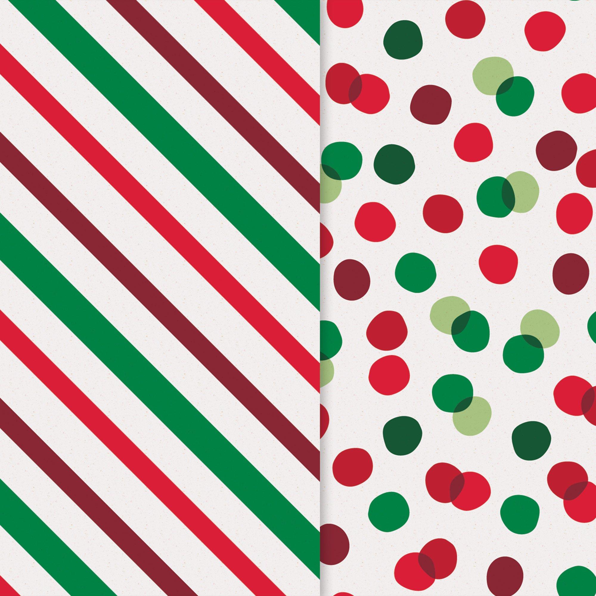 Christmas-Printed Gift Tissue Paper, 20in x 20in, 8 Sheets