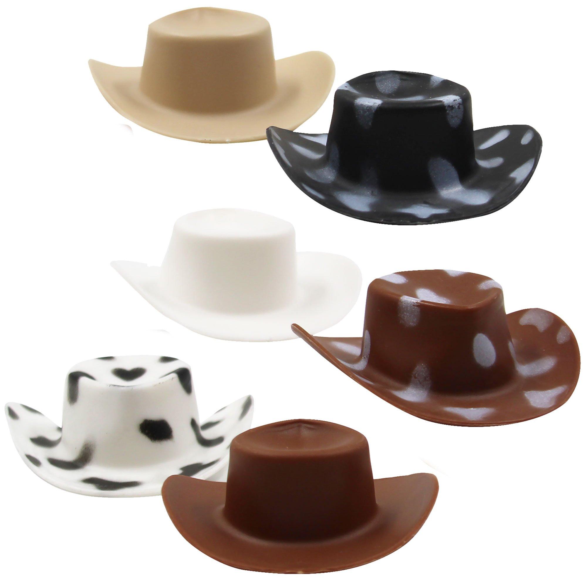 Mini Cowboy Hat Party Favors, 6ct