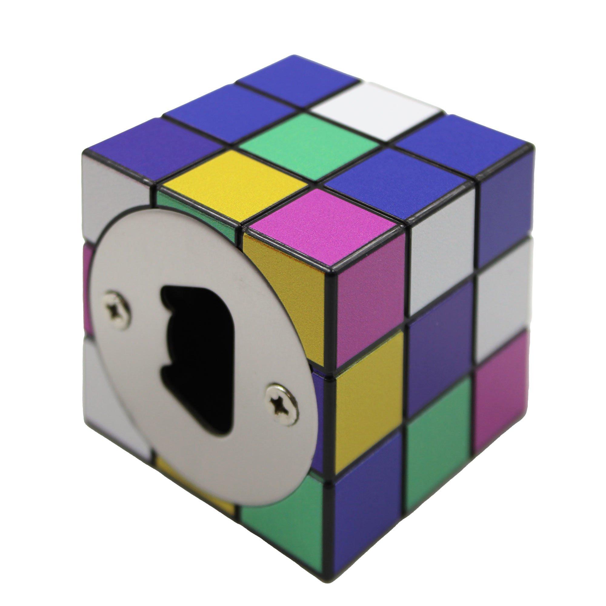 Retro Puzzle Cube Bottle Opener