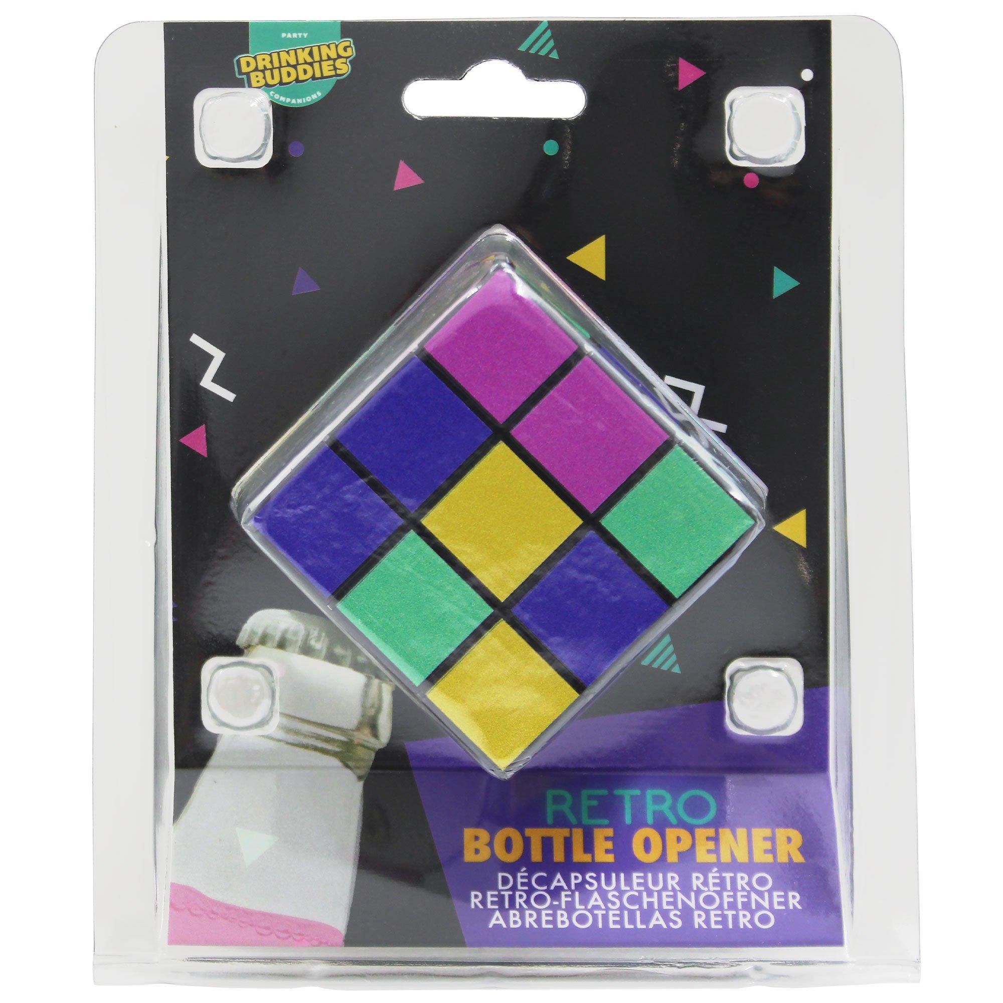 Retro Puzzle Cube Bottle Opener