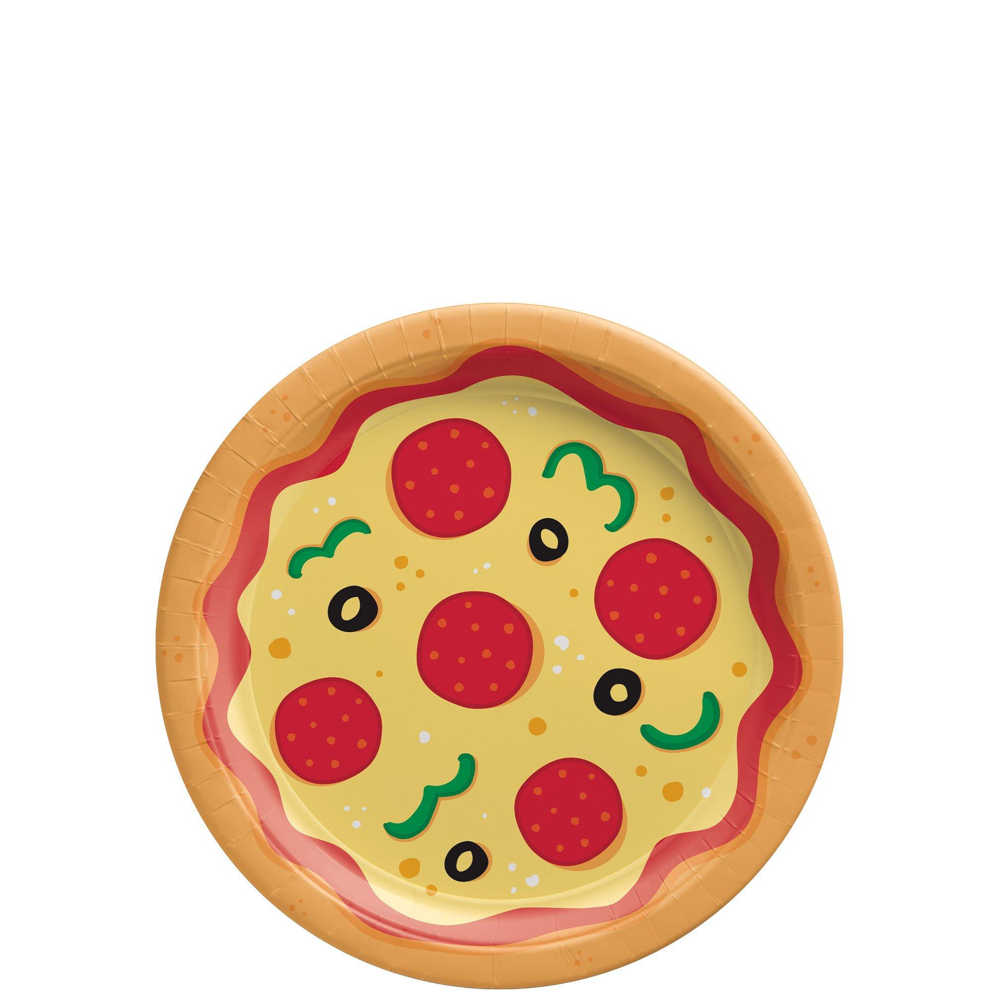 Pizzeria Paper Dessert Plates, 7in, 8ct