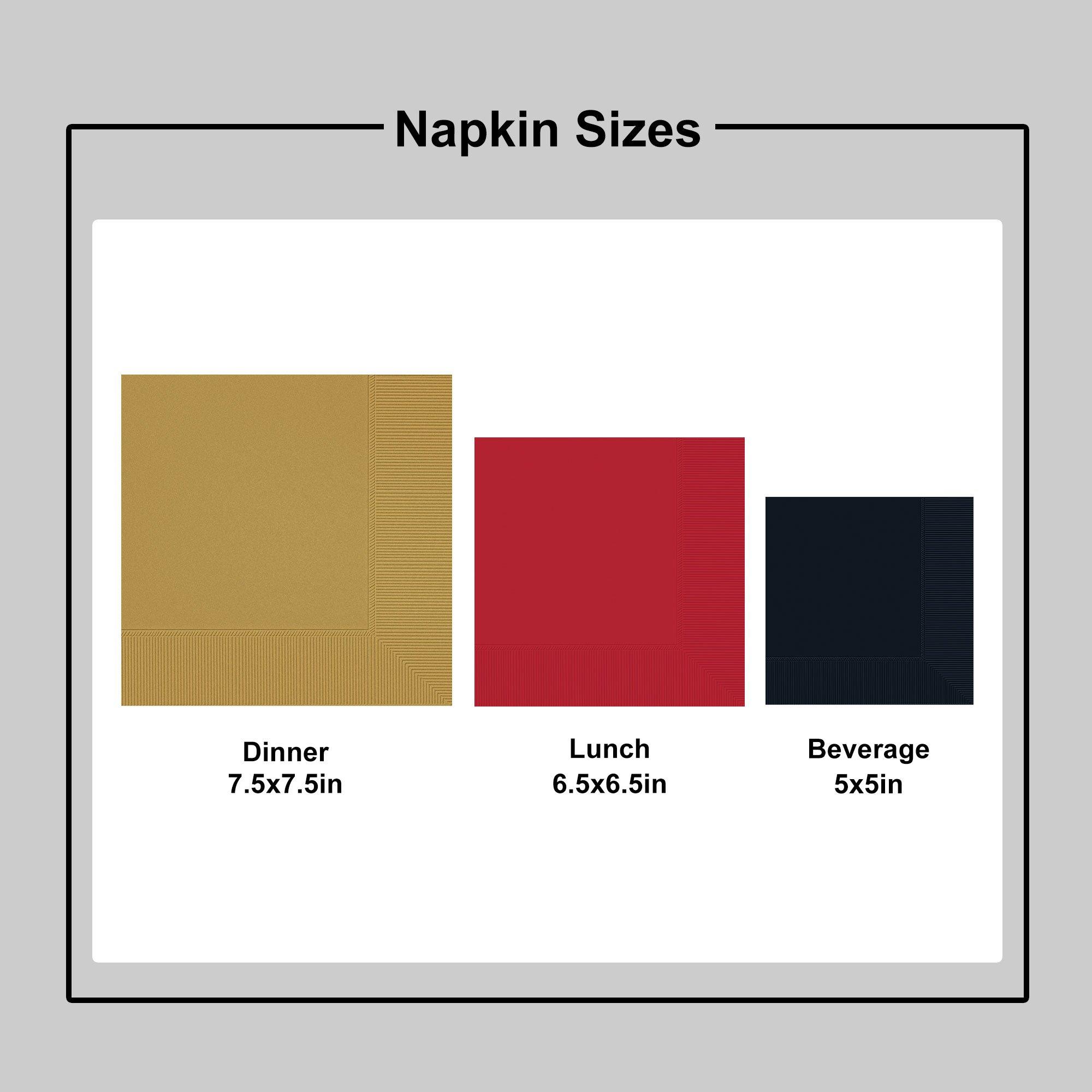 Pizzeria Paper Beverage Napkins, 5in, 16ct