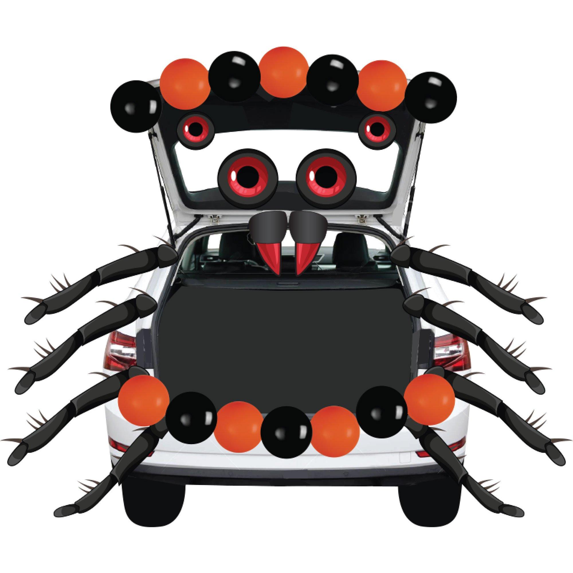 Spider Halloween Trunk-or-Treat Car Decorating Kit, 51pc