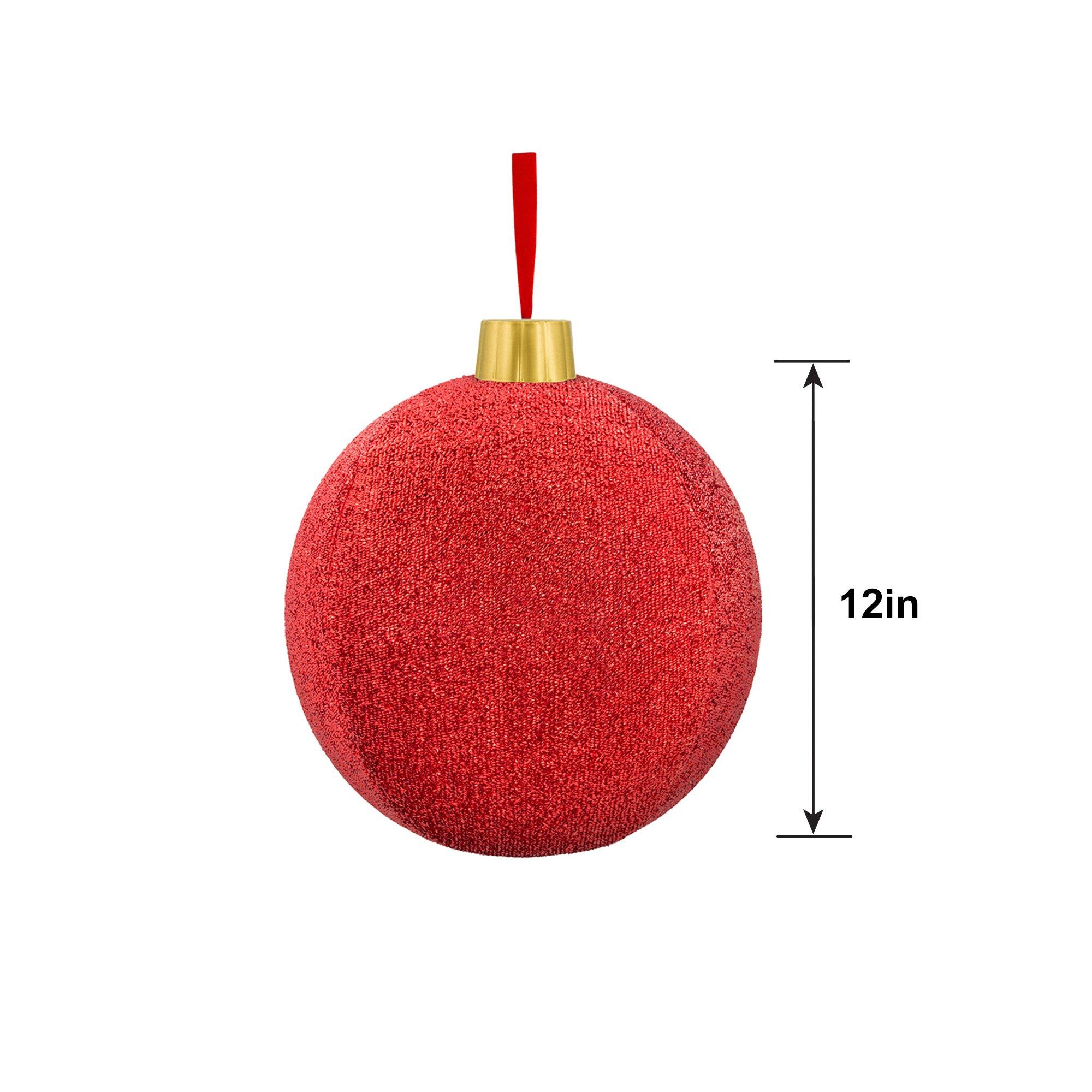 Inflatable Tinsel Ornaments, 12in