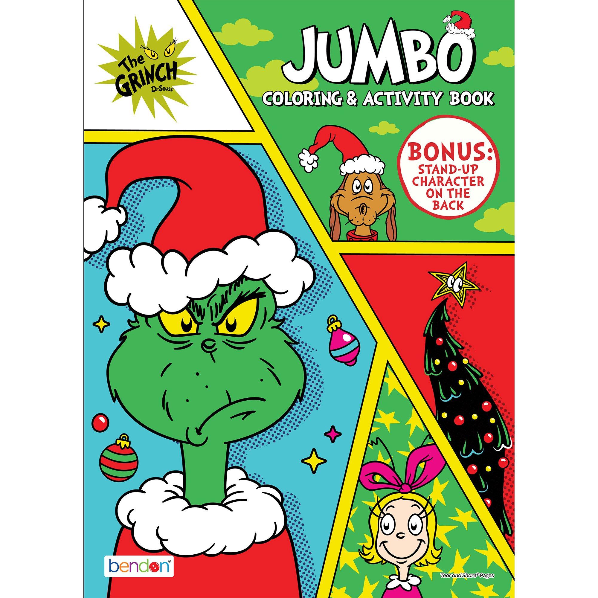 The Grinch  Jumbo Coloring & Activity Book, 64 Pages - Dr. Seuss