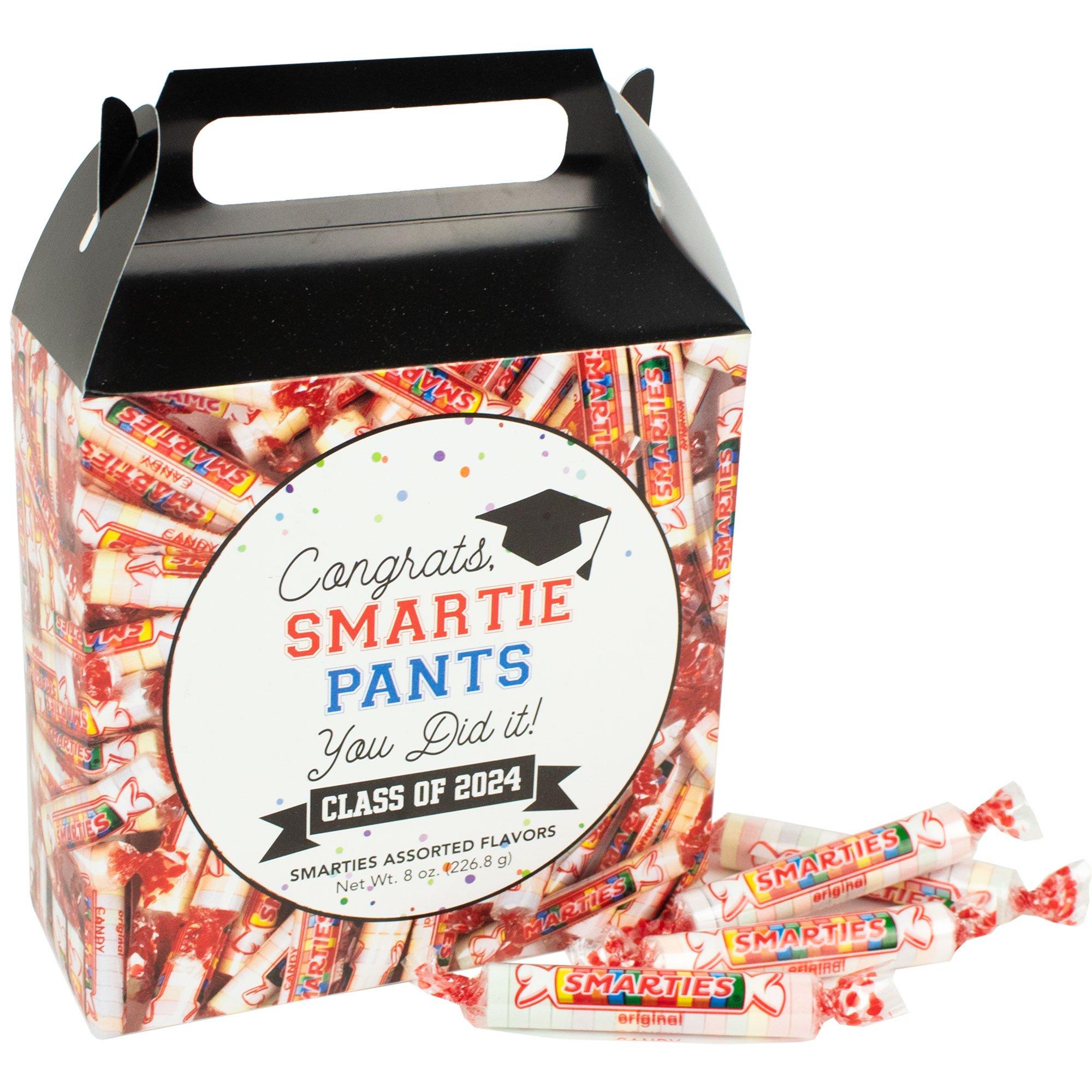Congrats, Smartie Pants Graduation Candy Box with Smarties, 8oz | Party ...