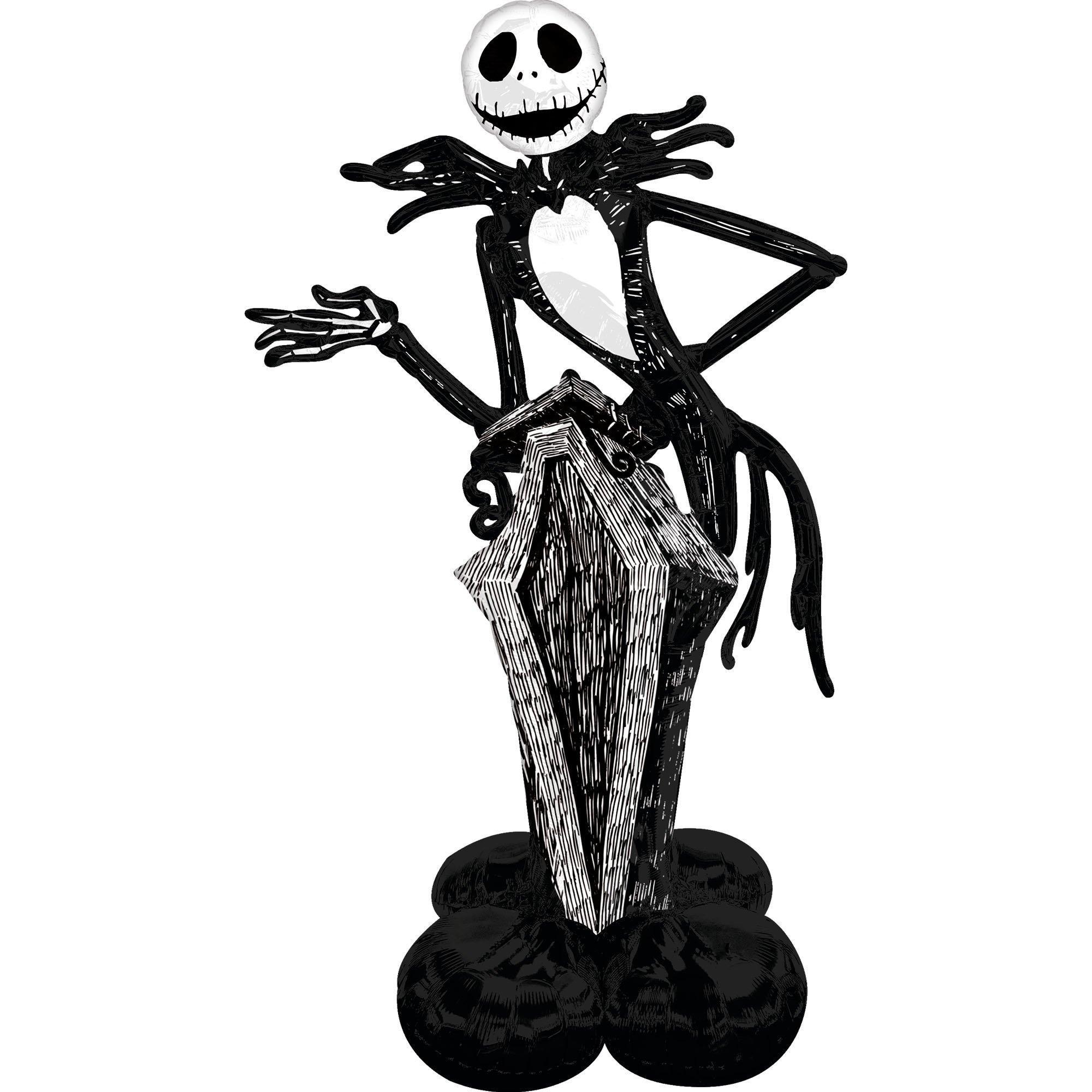 AirLoonz Jack Skellington & Nightmare Before Christmas Balloon Bouquet Set, 6pc