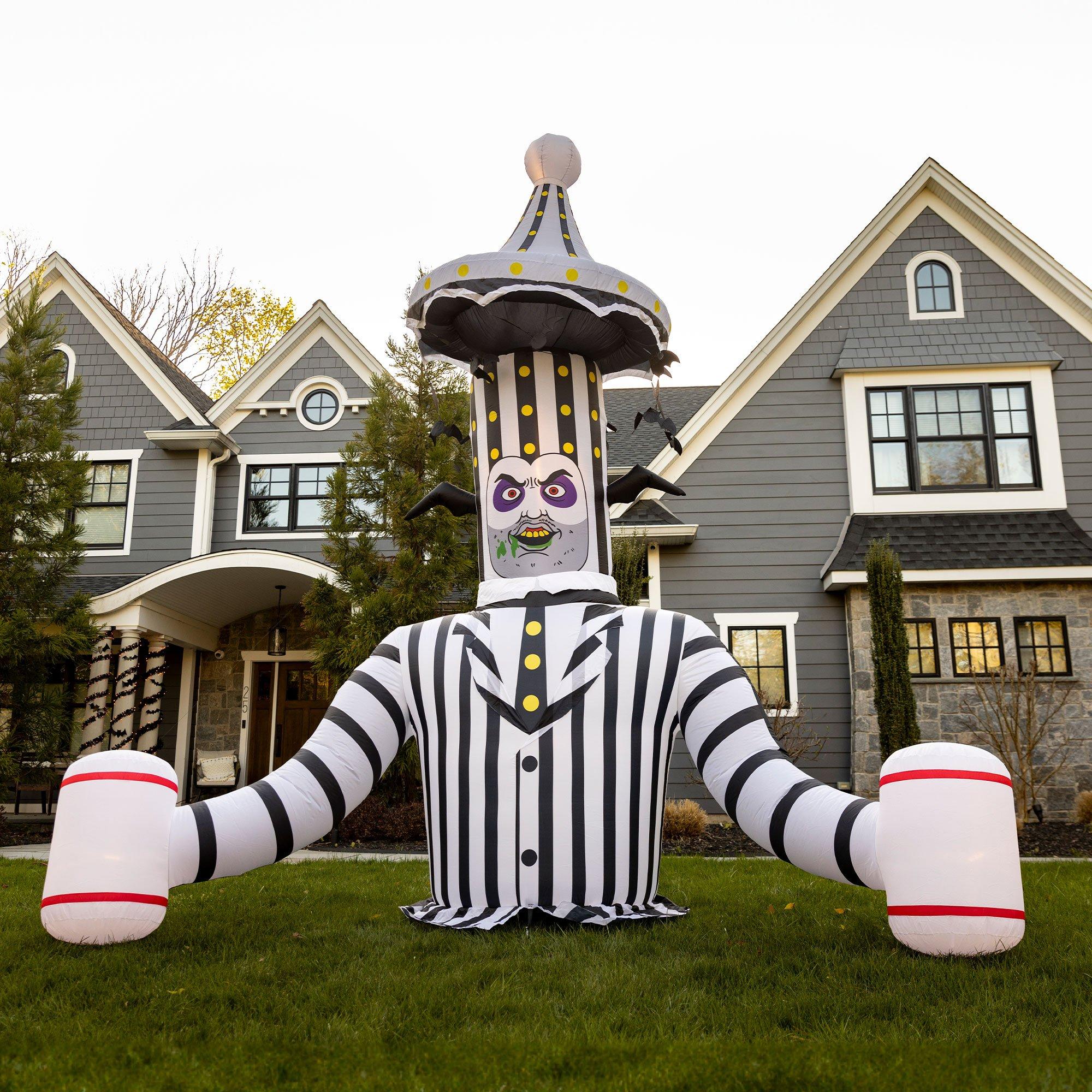 Inflatable Beetlejuice Carousel Ground Breaker, 12ft - Halloween Decoration