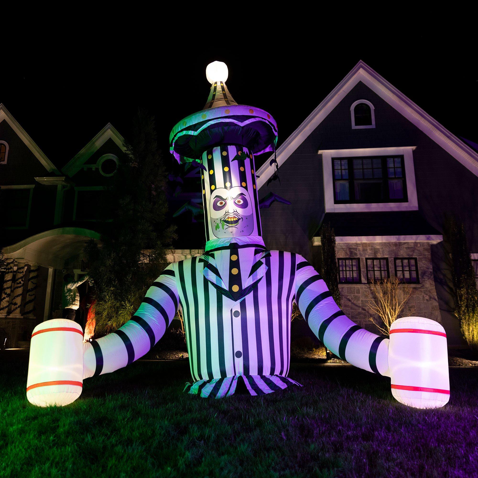 Inflatable Beetlejuice Carousel Ground Breaker, 12ft - Halloween Decoration