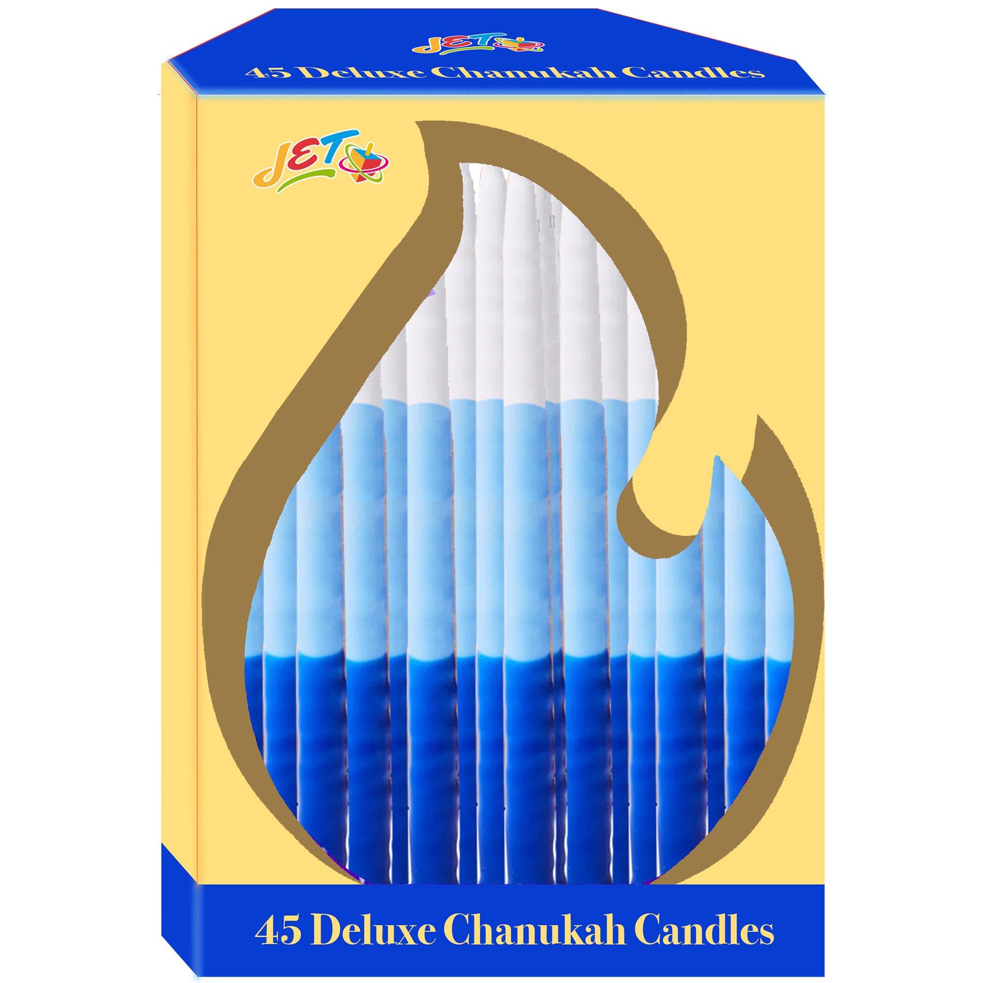 Deluxe Hand-Dipped Hanukkah Candles, 45ct