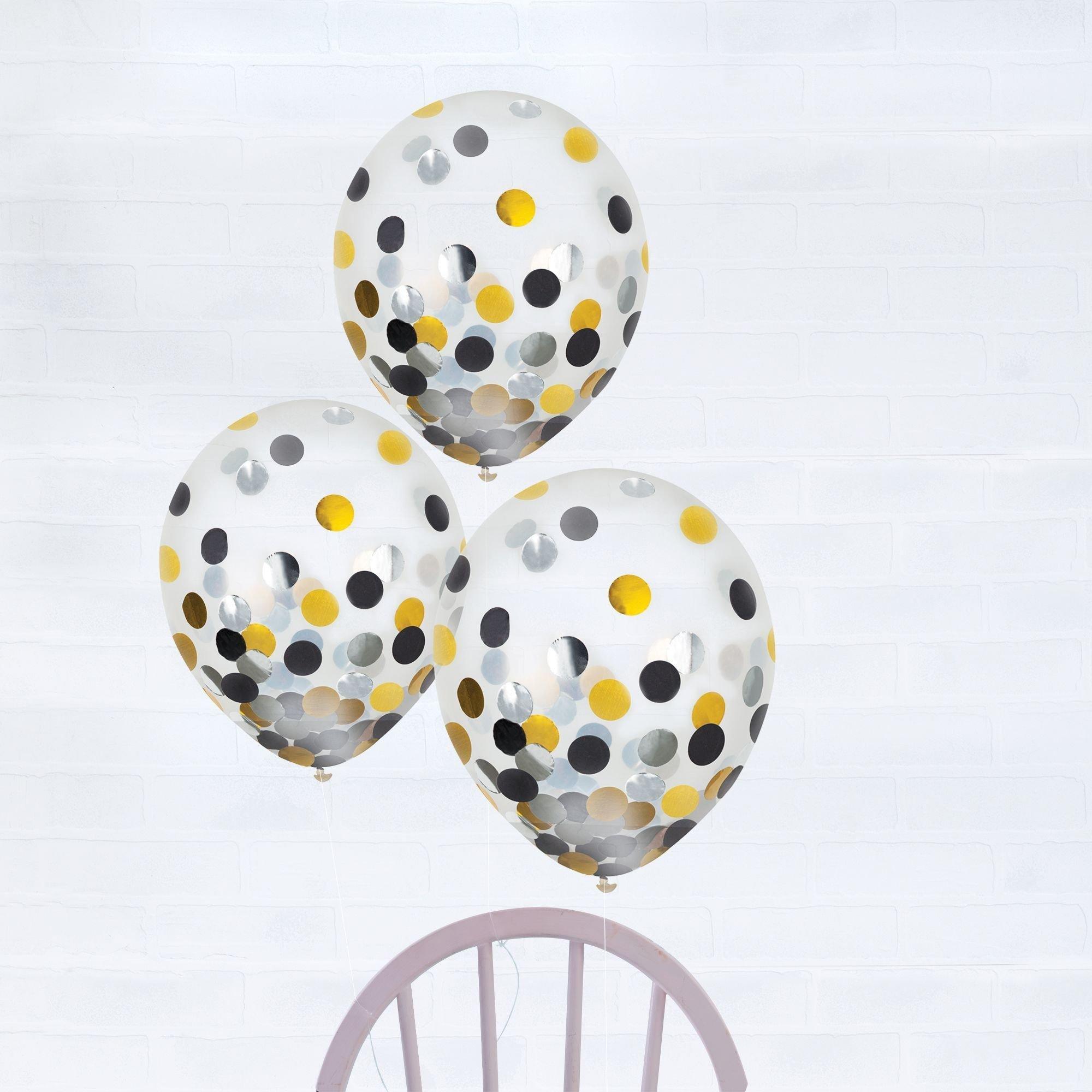 DIY Confetti Party New Year's Eve Balloon Backdrop Kit