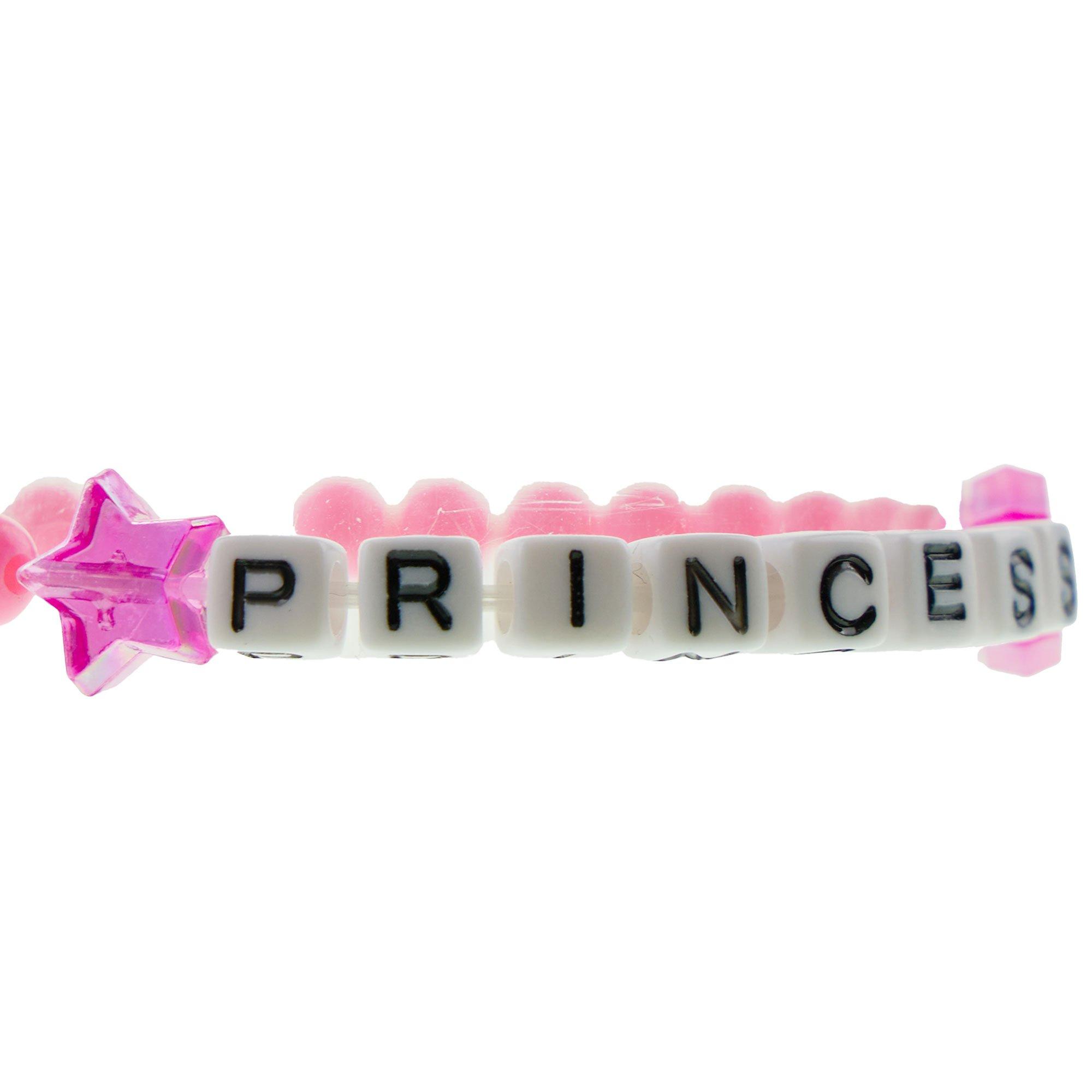 Princess Beaded Bracelets, 5pc