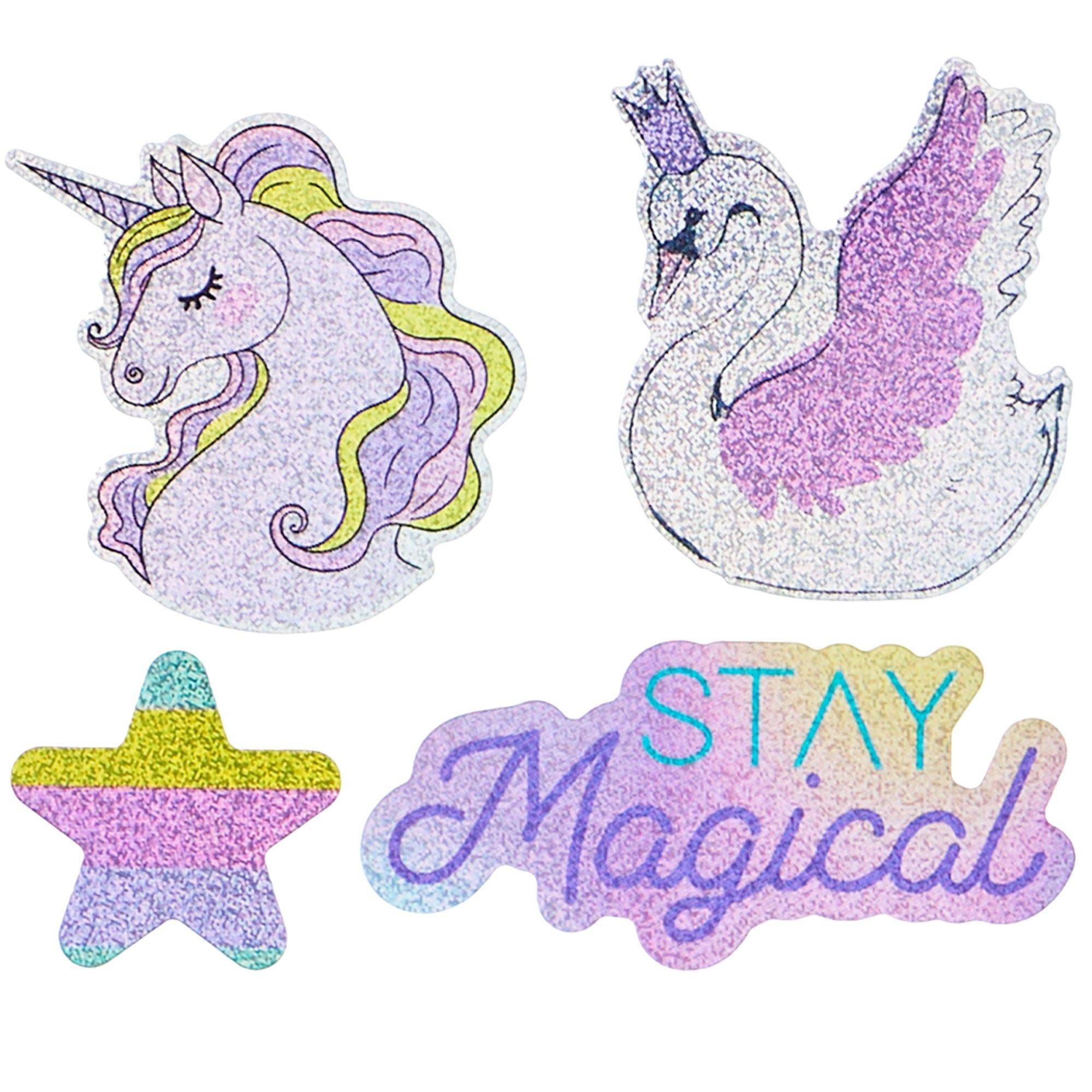 Stay Magical Stick-On Earrings & Glitter Tattoo Set, 21pc