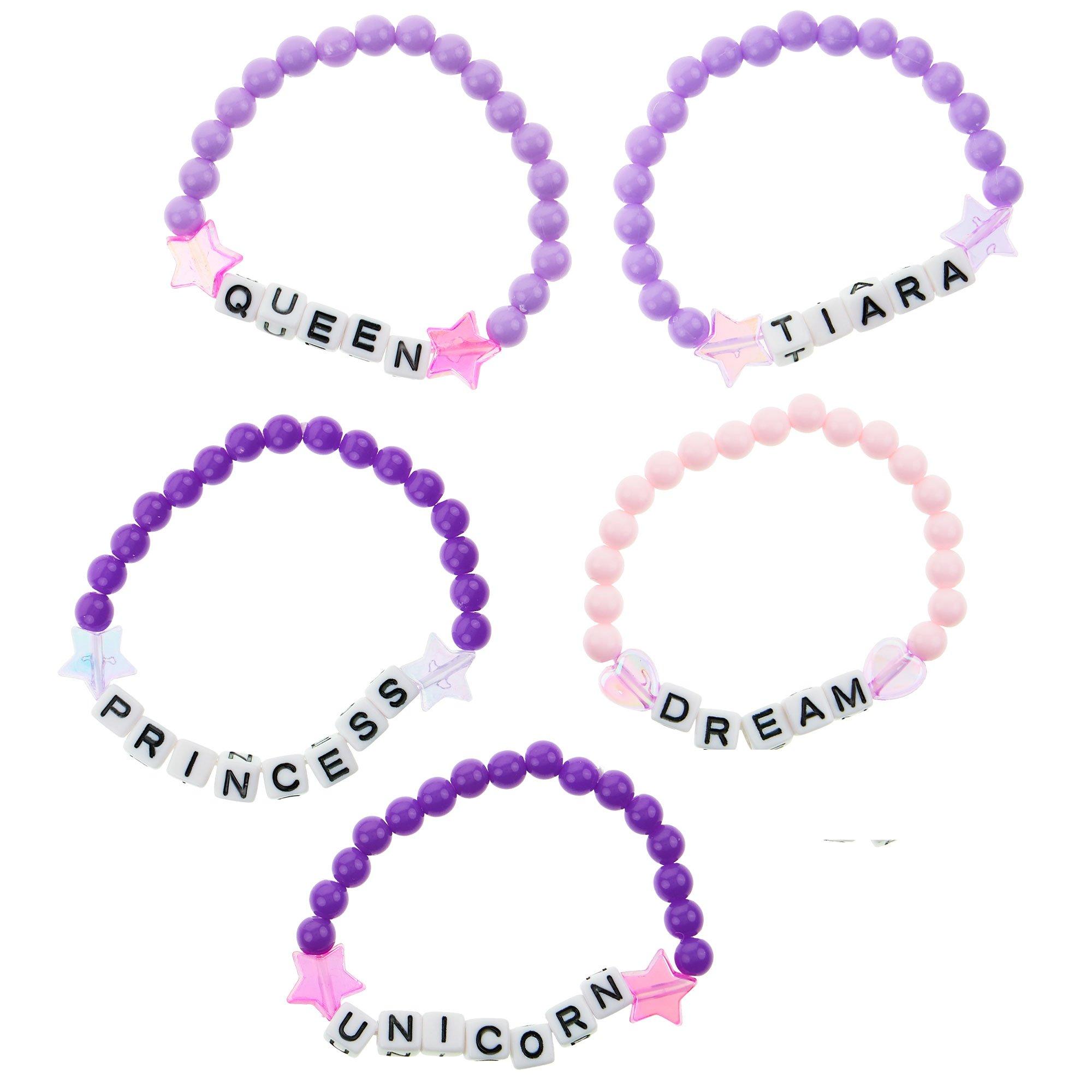 BFF Beaded Bracelets, 5pc