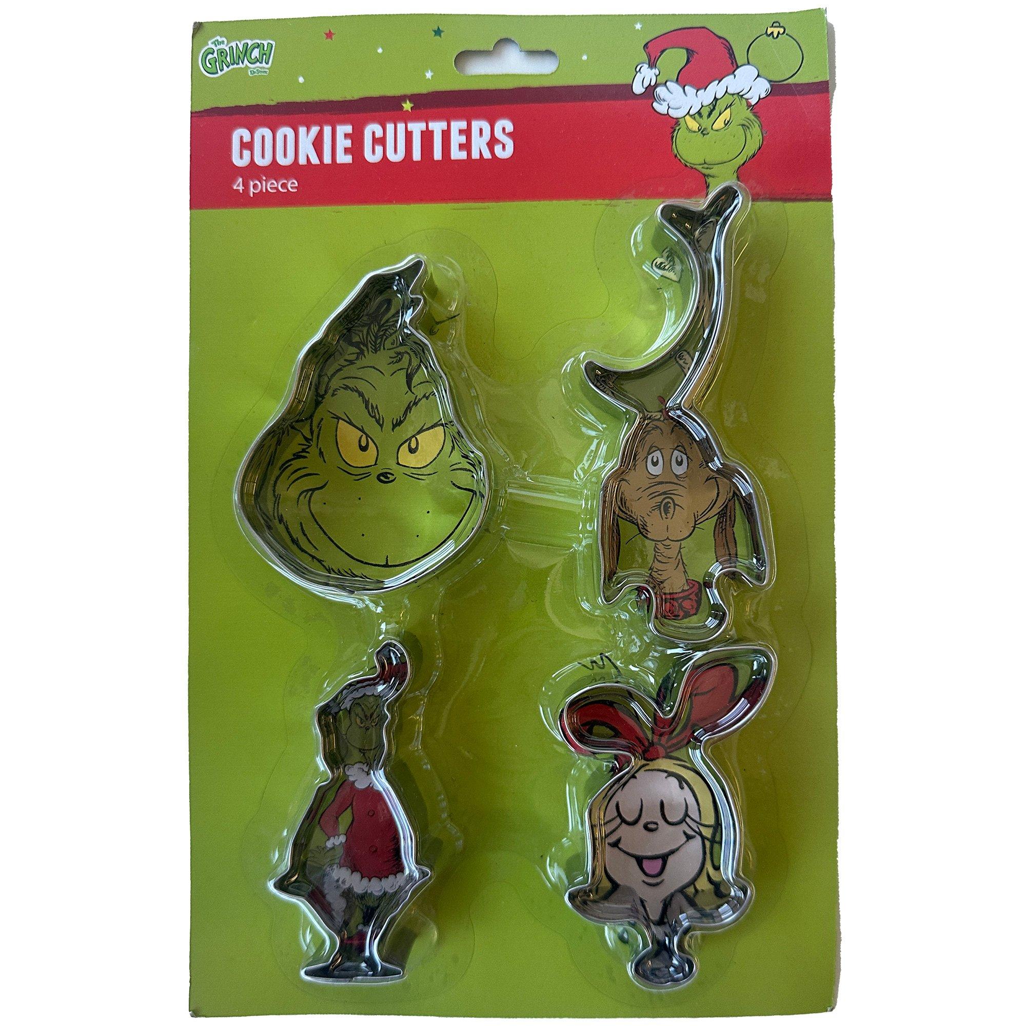 The Grinch Metal Cookie Cutters, 4pc - Dr. Seuss