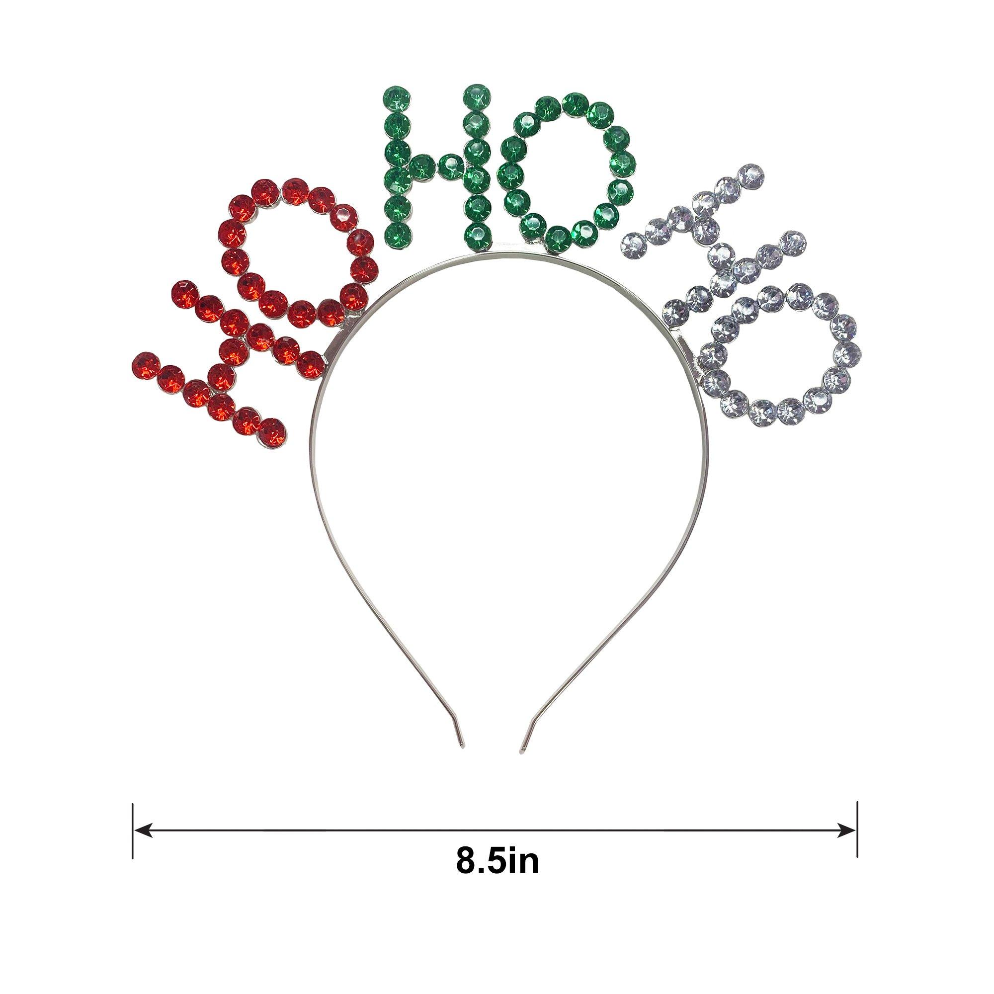 Rhinestone HO-HO-HO Headband