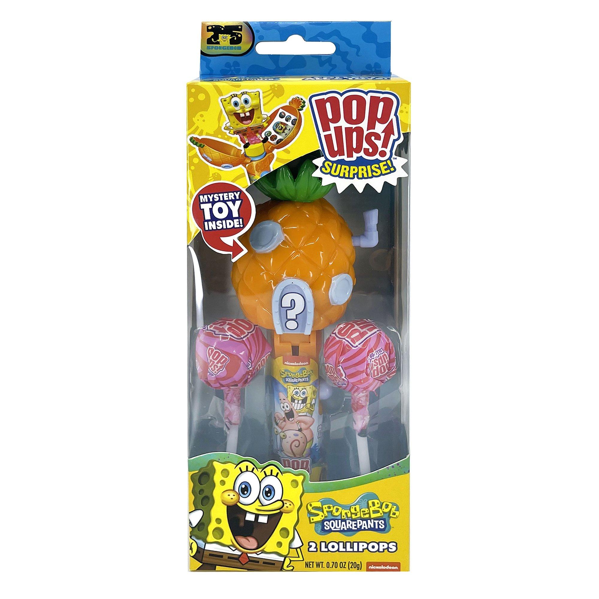 SpongeBob SquarePants Surprise Pop Ups! Lollipop Dispenser with Chupa Chups