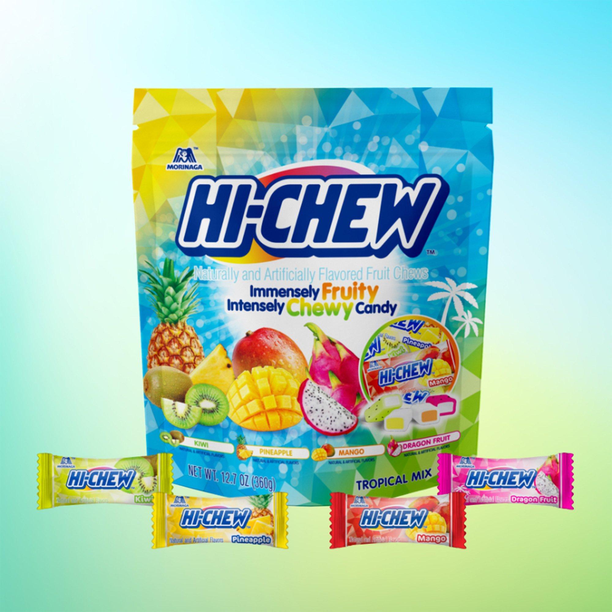 Hi-Chew Tropical Mix, 12.7oz - Dragon Fruit, Kiwi, Mango & Pineapple Flavors