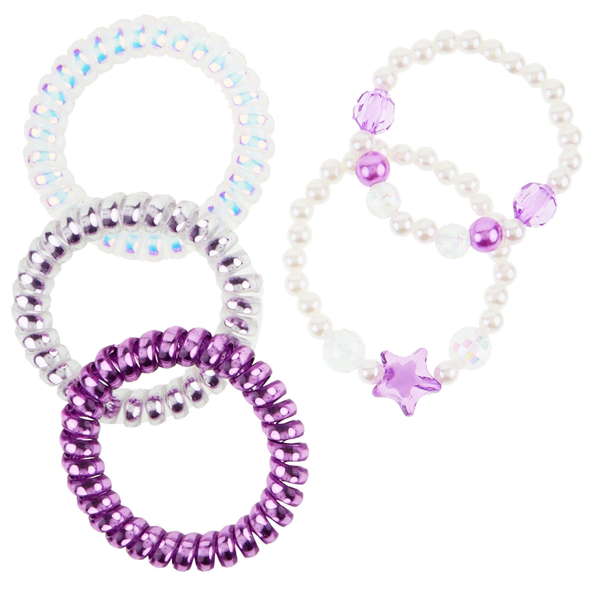 Purple Hair & Jewelry Set, 9pc