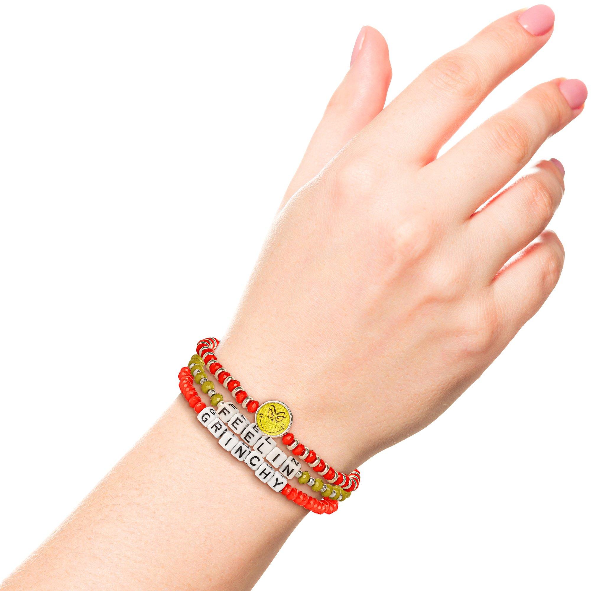 Feeling Grinchy Beaded Bracelet Set, 3pc - Dr. Seuss