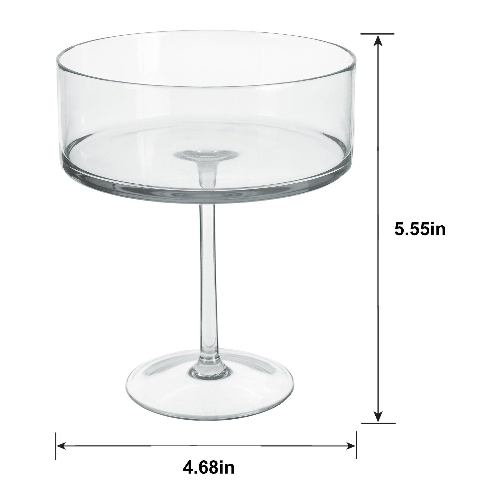 Plastic Coupe Glasses, 11oz, 2ct