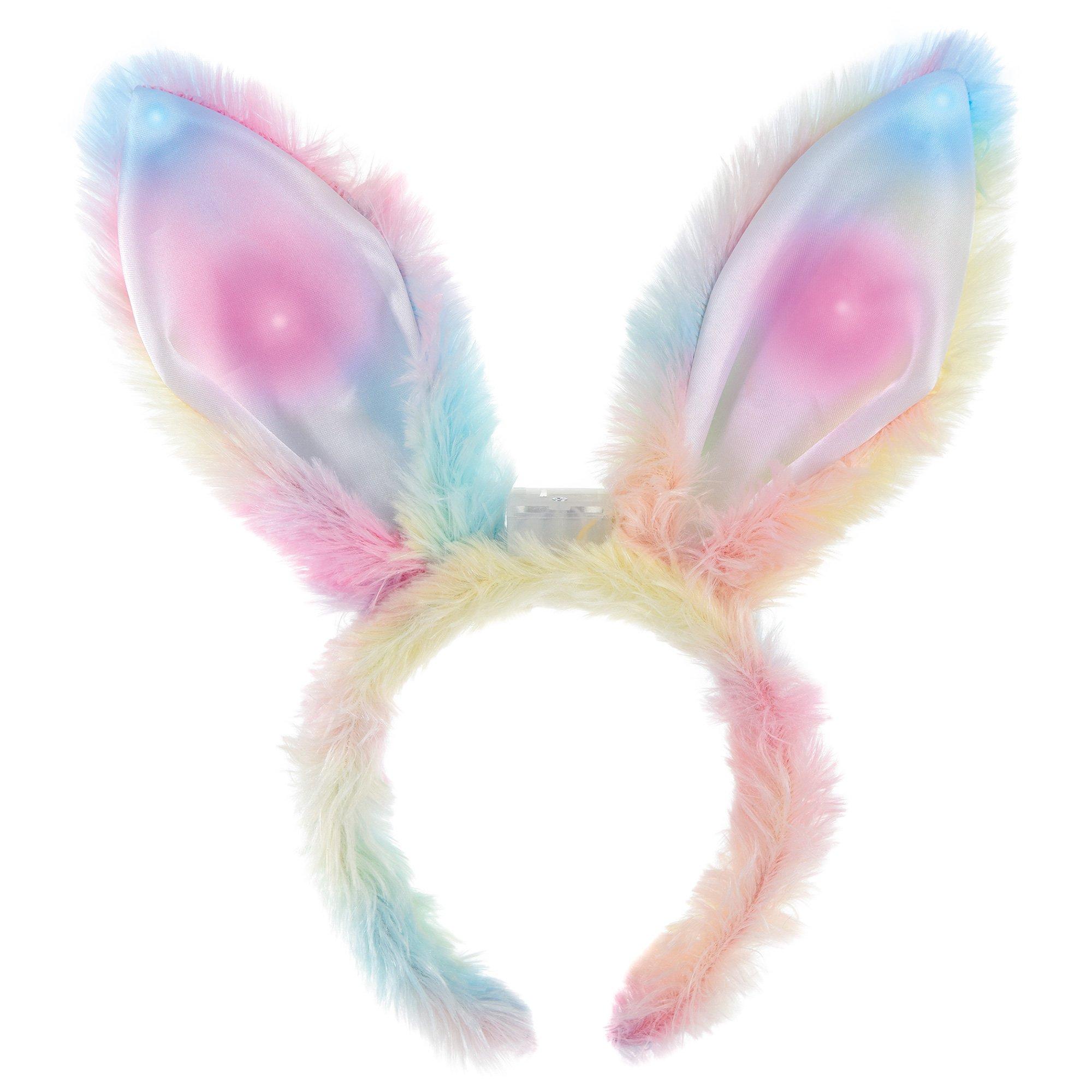 Light-Up Pastel Bunny Ears Headband