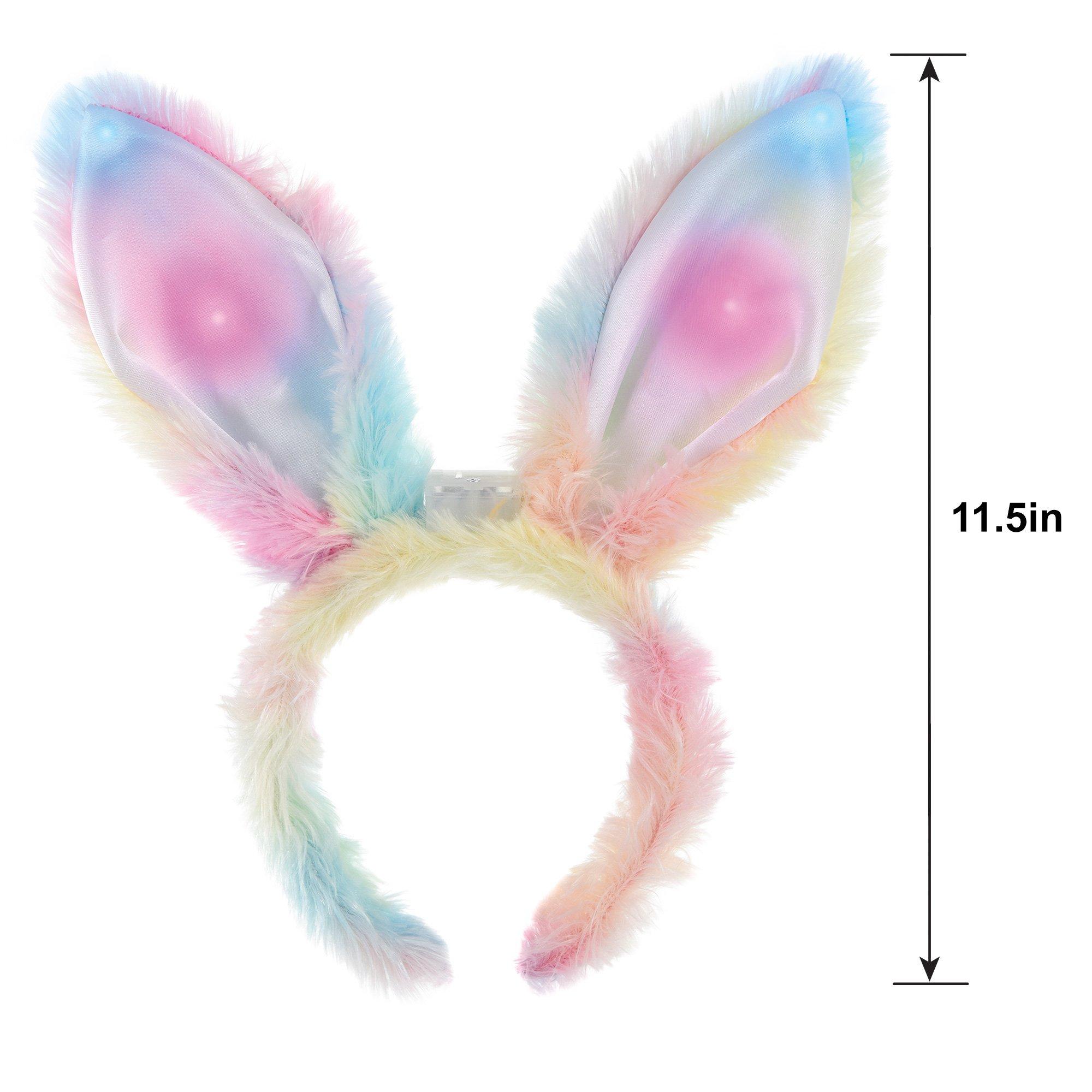 Light-Up Pastel Bunny Ears Headband