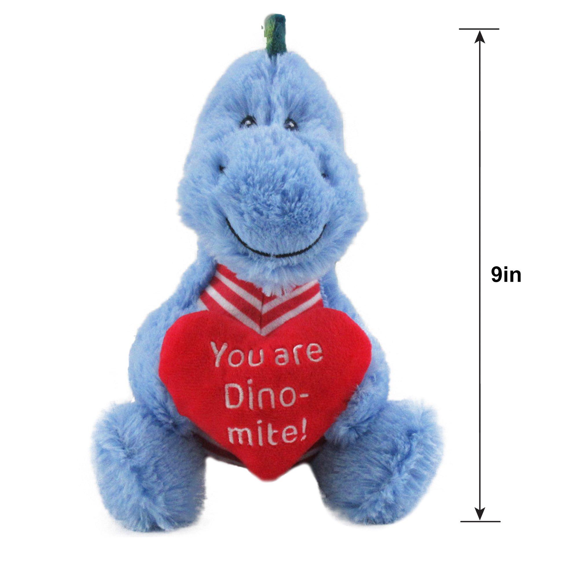 Valentine's Day Dino-Mite Dinosaur Plush, 9in