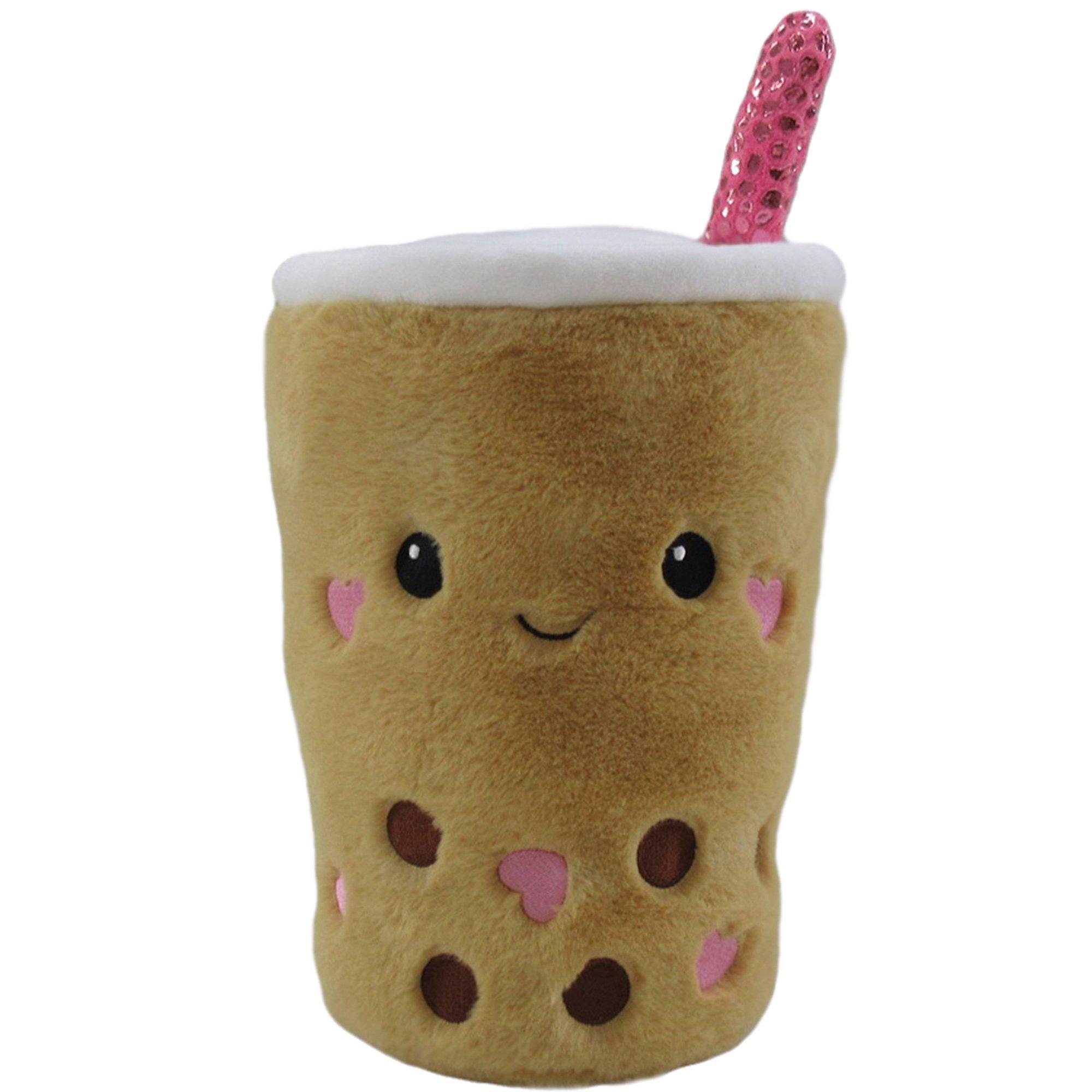 Valentine's Day Milk Tea Boba Cup Plush, 10in