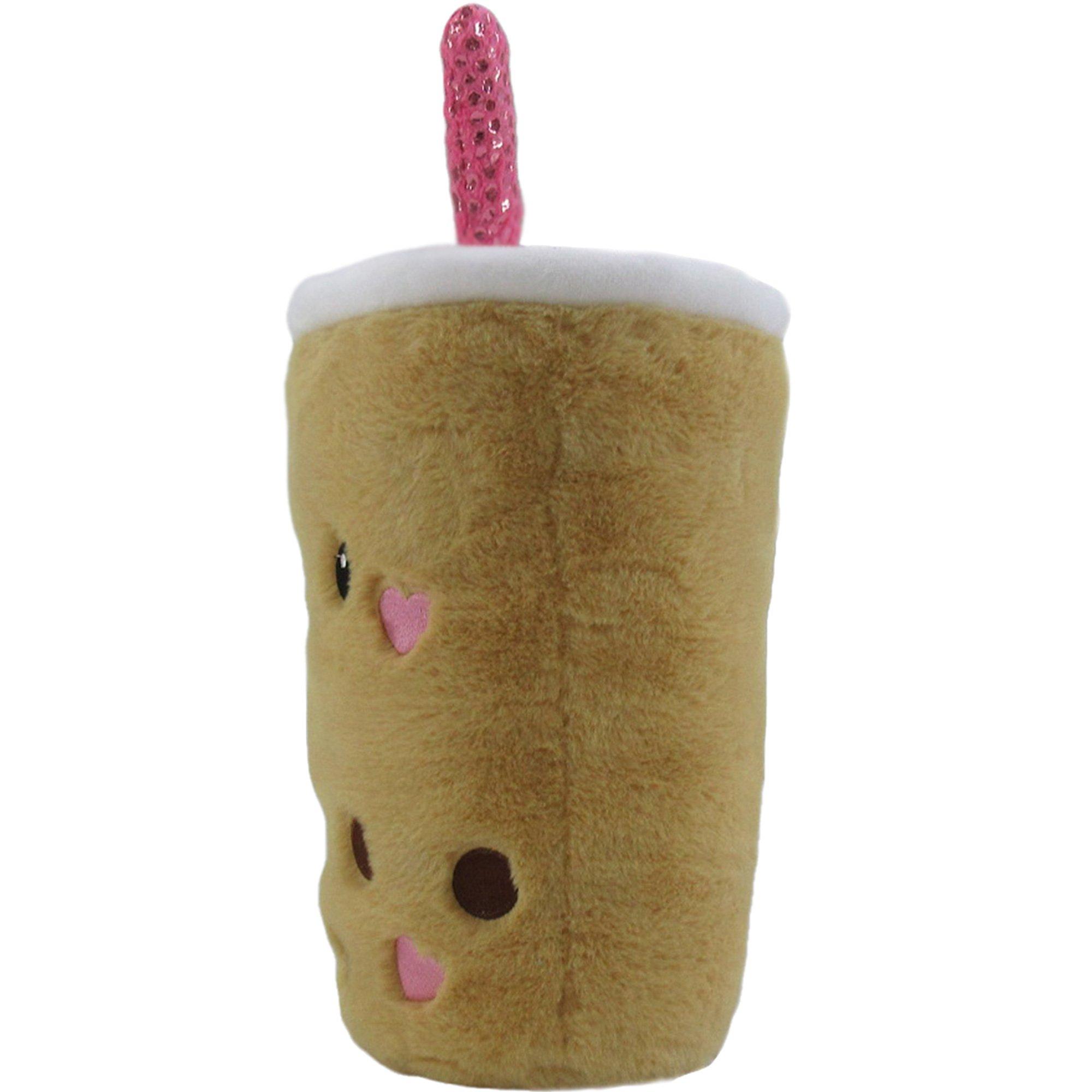 Valentine's Day Milk Tea Boba Cup Plush, 10in