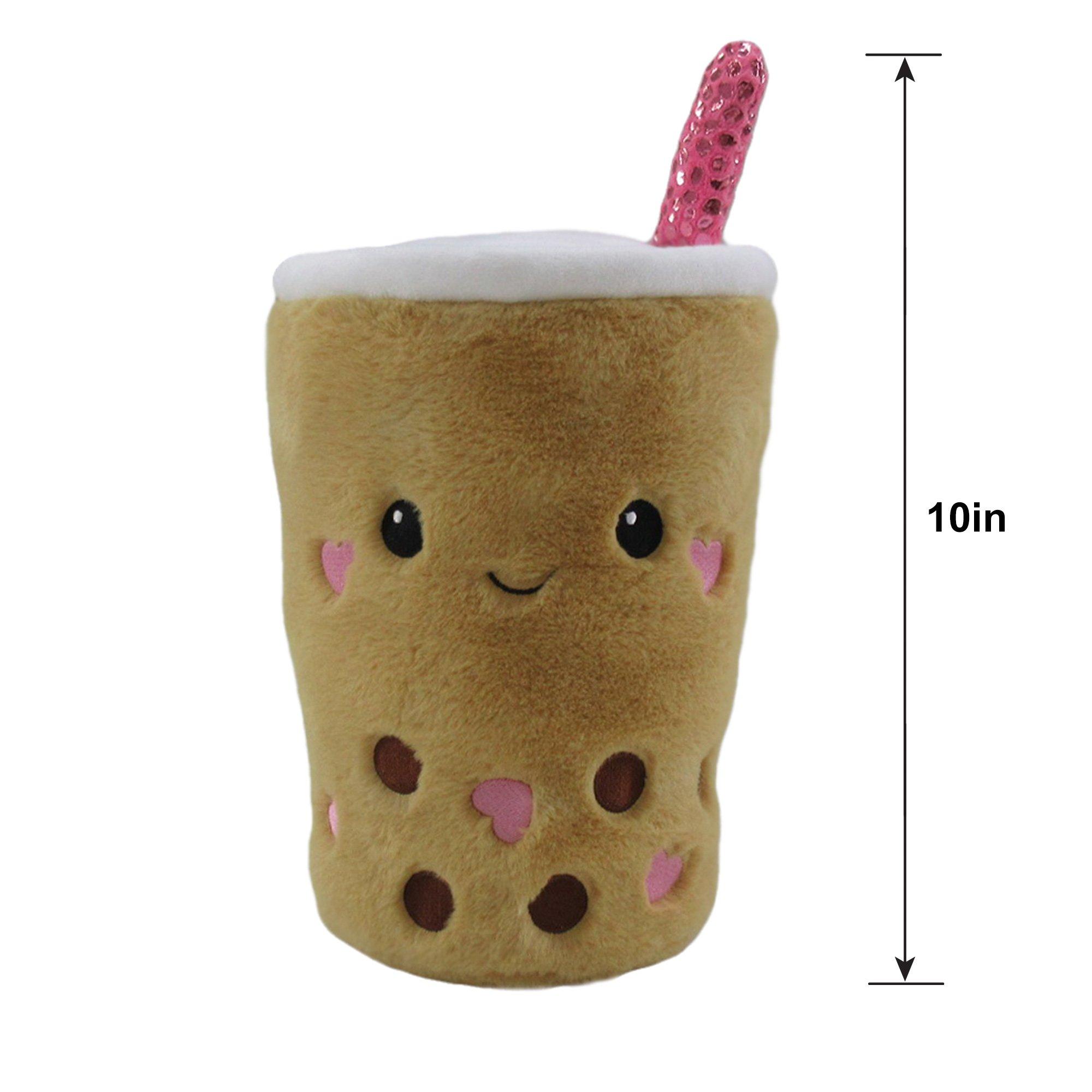 Valentine's Day Milk Tea Boba Cup Plush, 10in