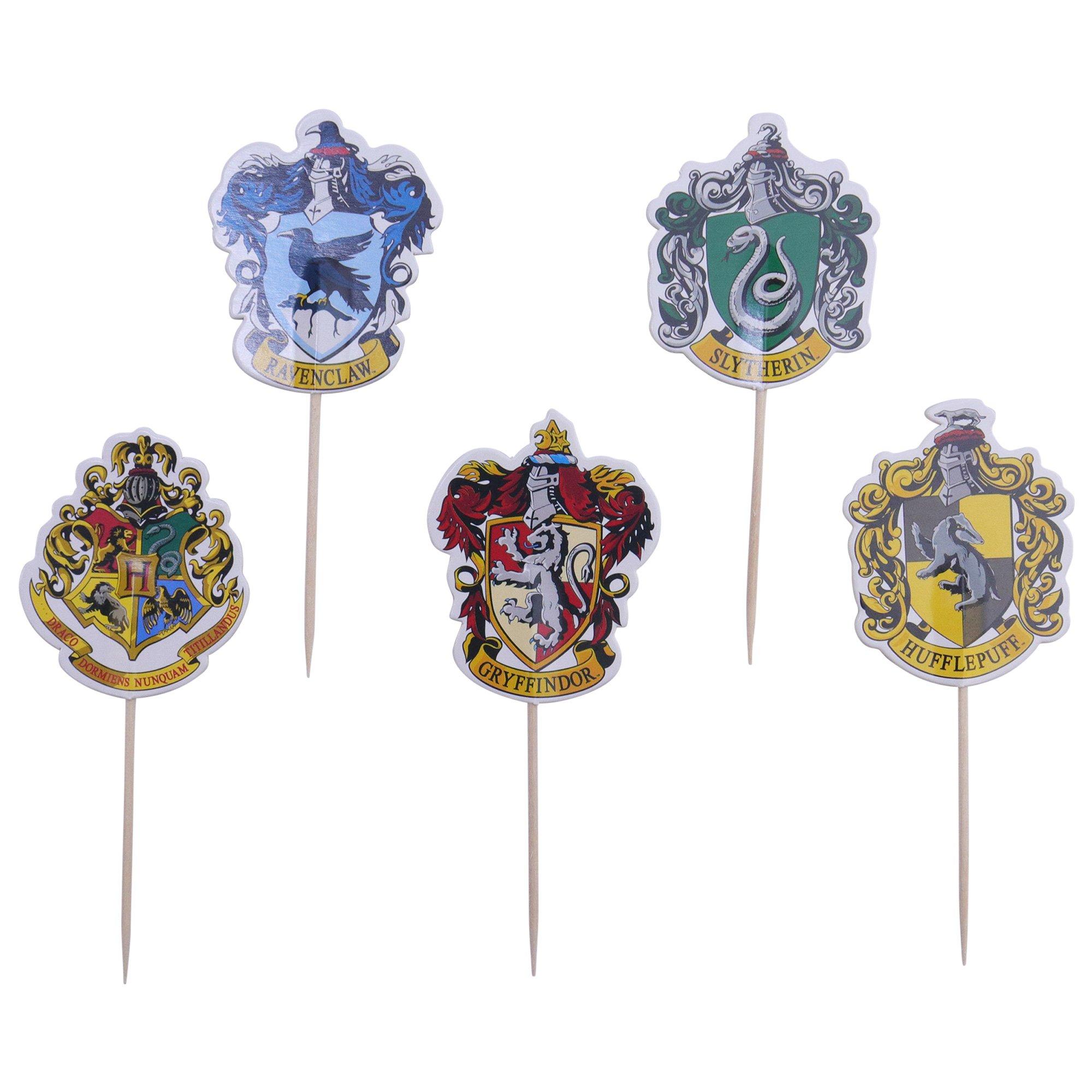 PME Hogwarts House Crest Cupcake Toppers, 15pc - Harry Potter