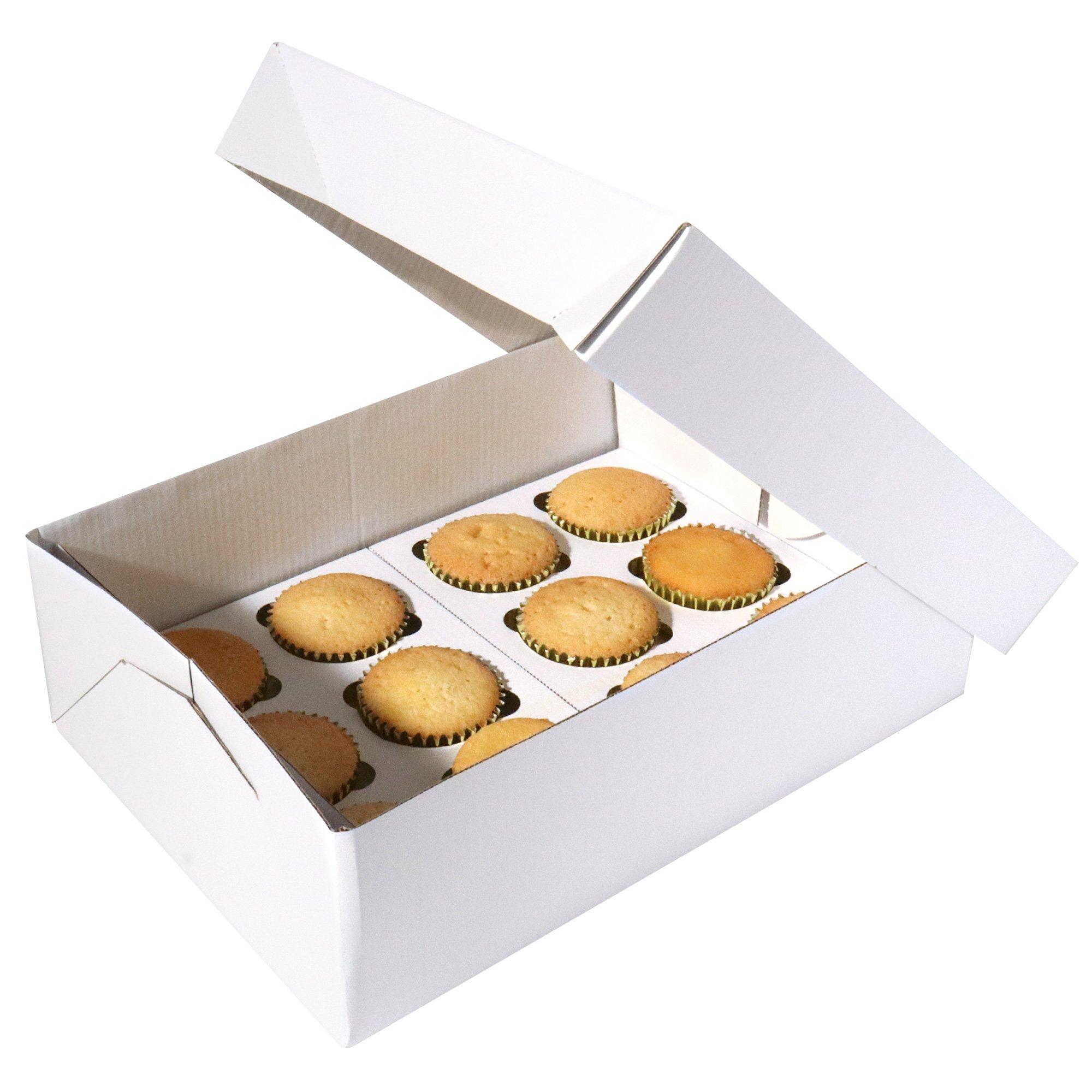 PME White Cupcake Box, 12 Slots