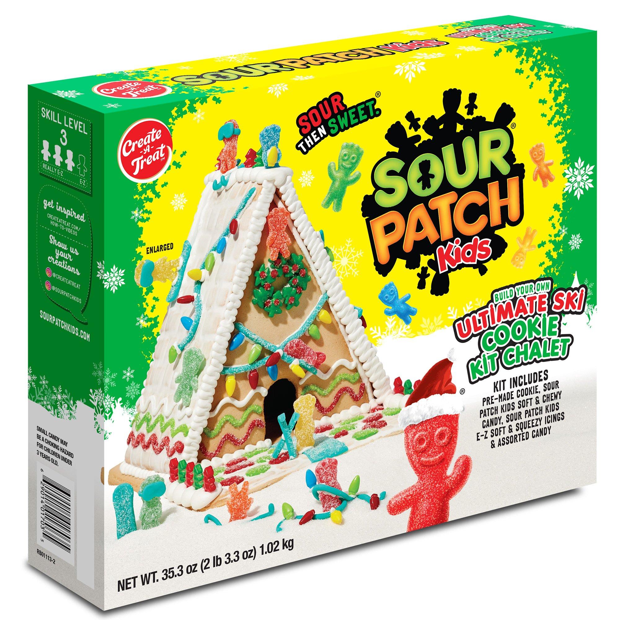 Sour Patch Kids Ultimate Ski Chalet Cookie Kit, 35.3oz