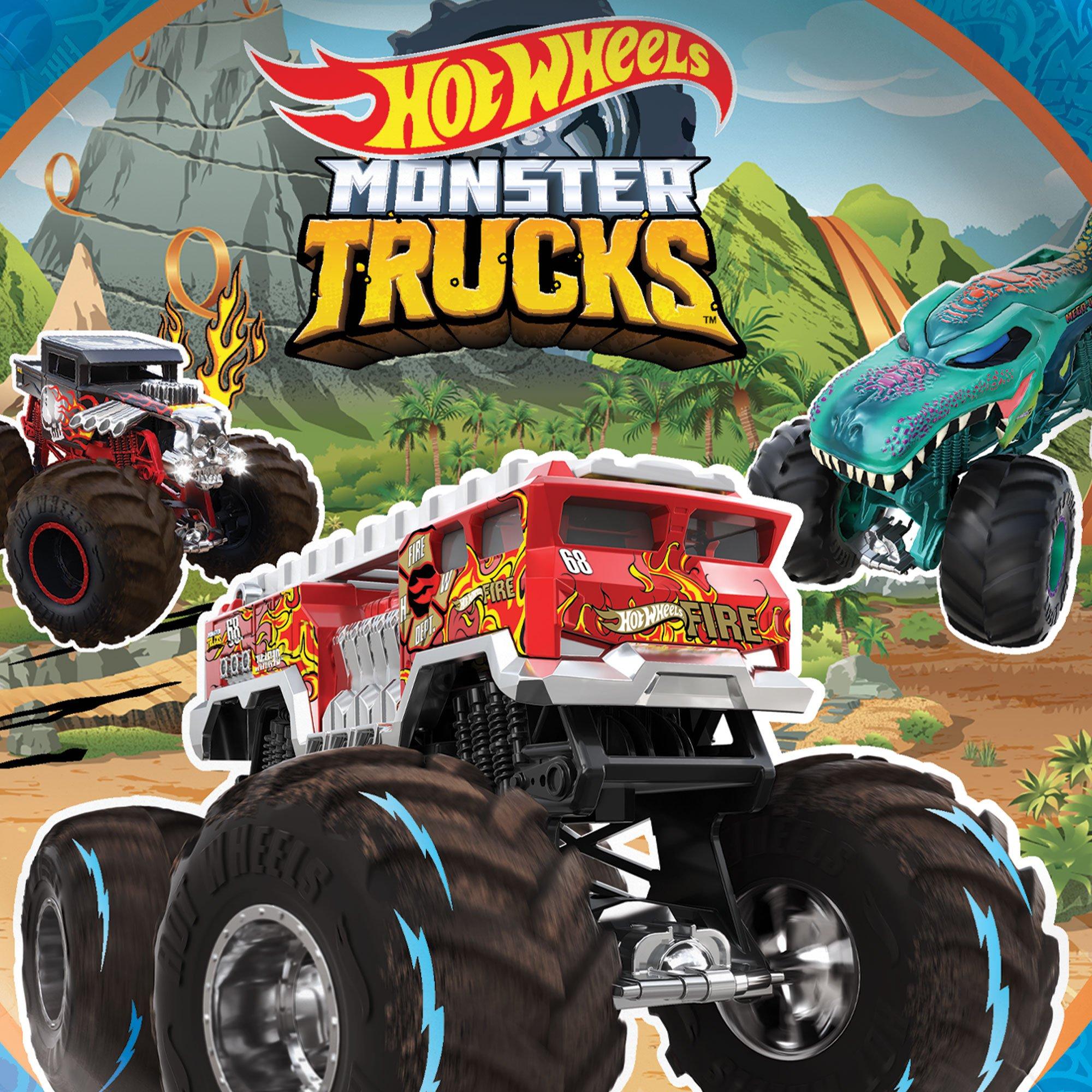 Hot Wheels Monster Trucks Paper Lunch Plates, 9in, 8ct