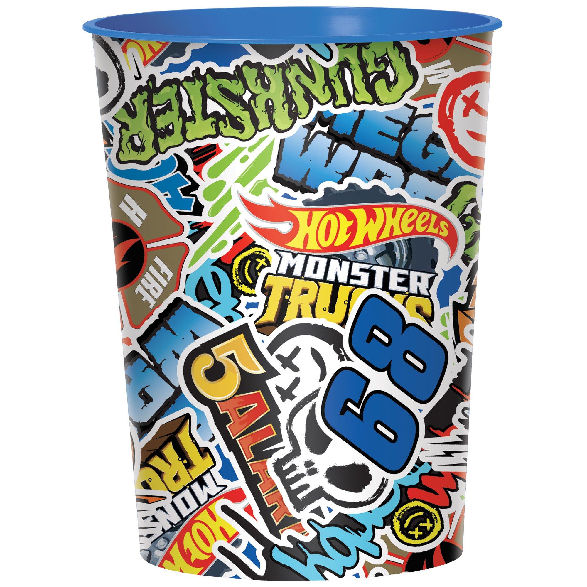 Hot Wheels Monster Trucks Favor Cup, 16oz