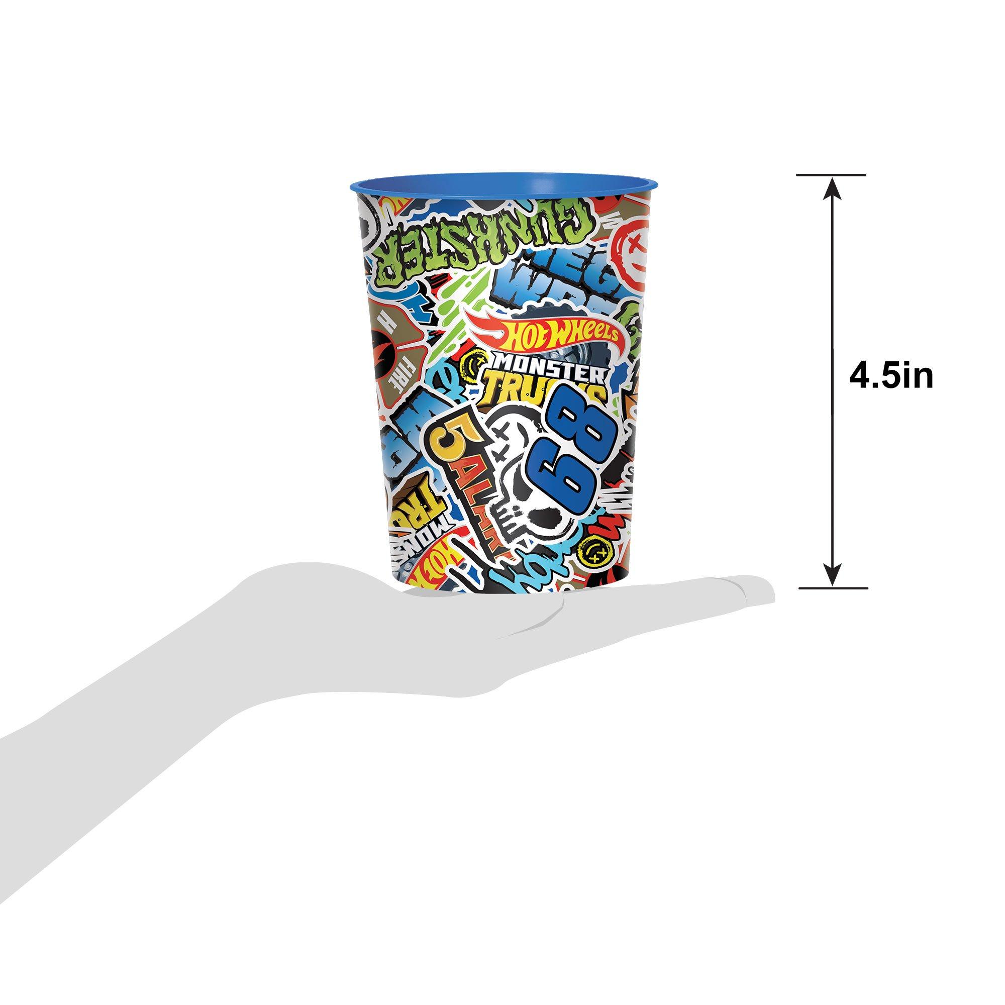 Hot Wheels Monster Trucks Favor Cup, 16oz