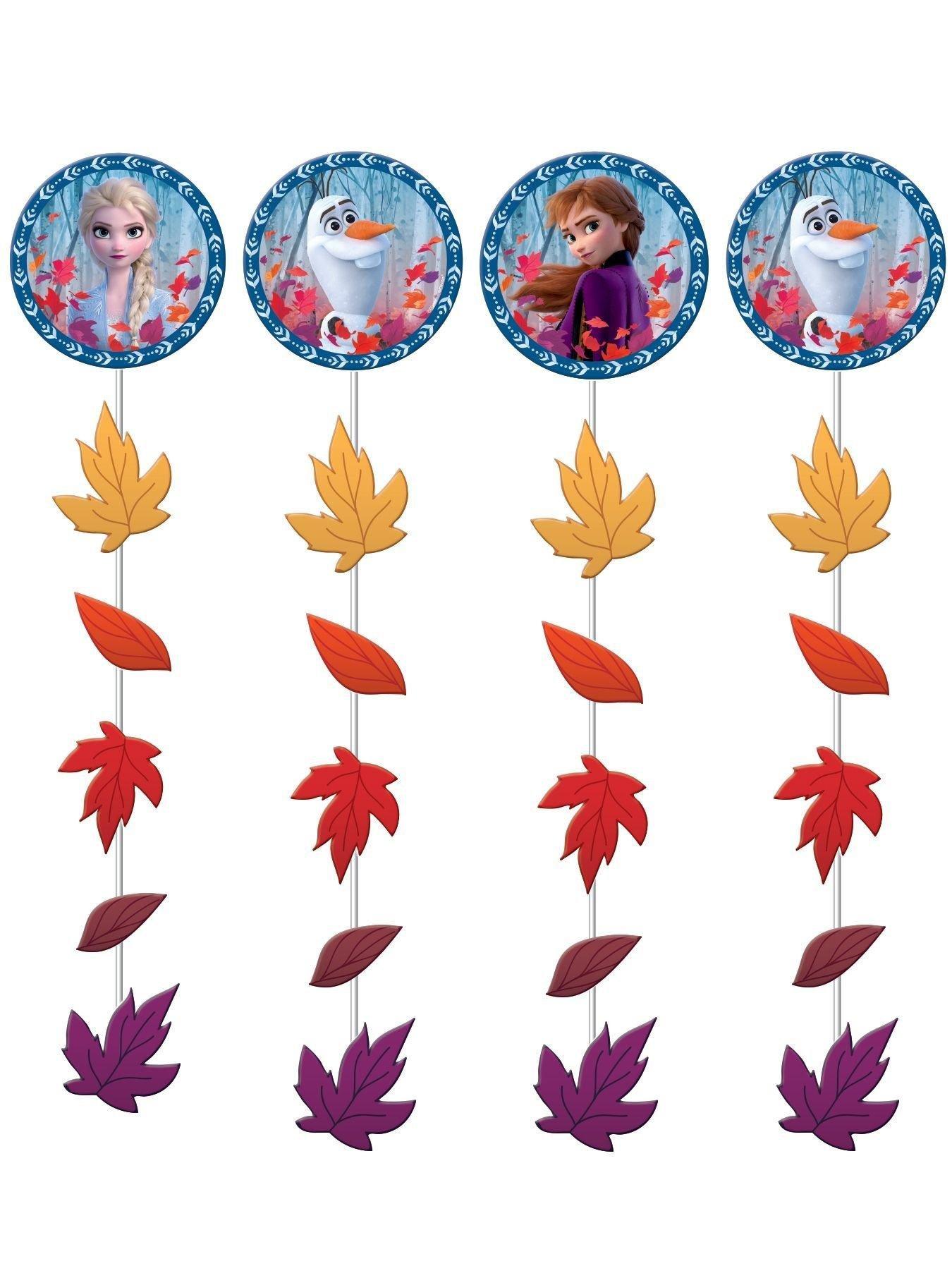 Frozen 2 Party Decorating Supplies Pack - Kit Includes Banner, Swirl Decorations & Centerpiece