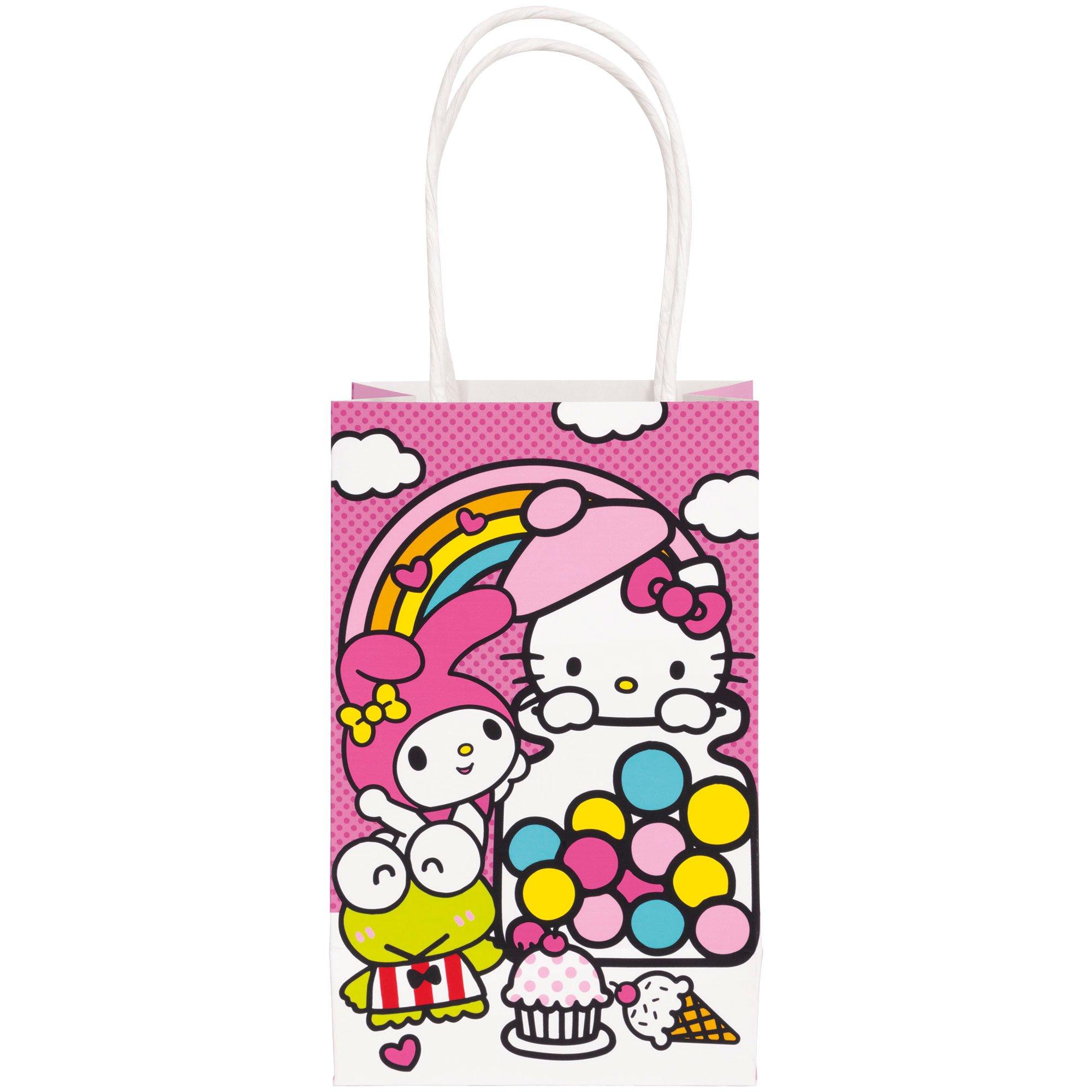 Hello Kitty and Friends Kraft Favor Bags, 5.25in x 8.25in, 8ct - Sanrio