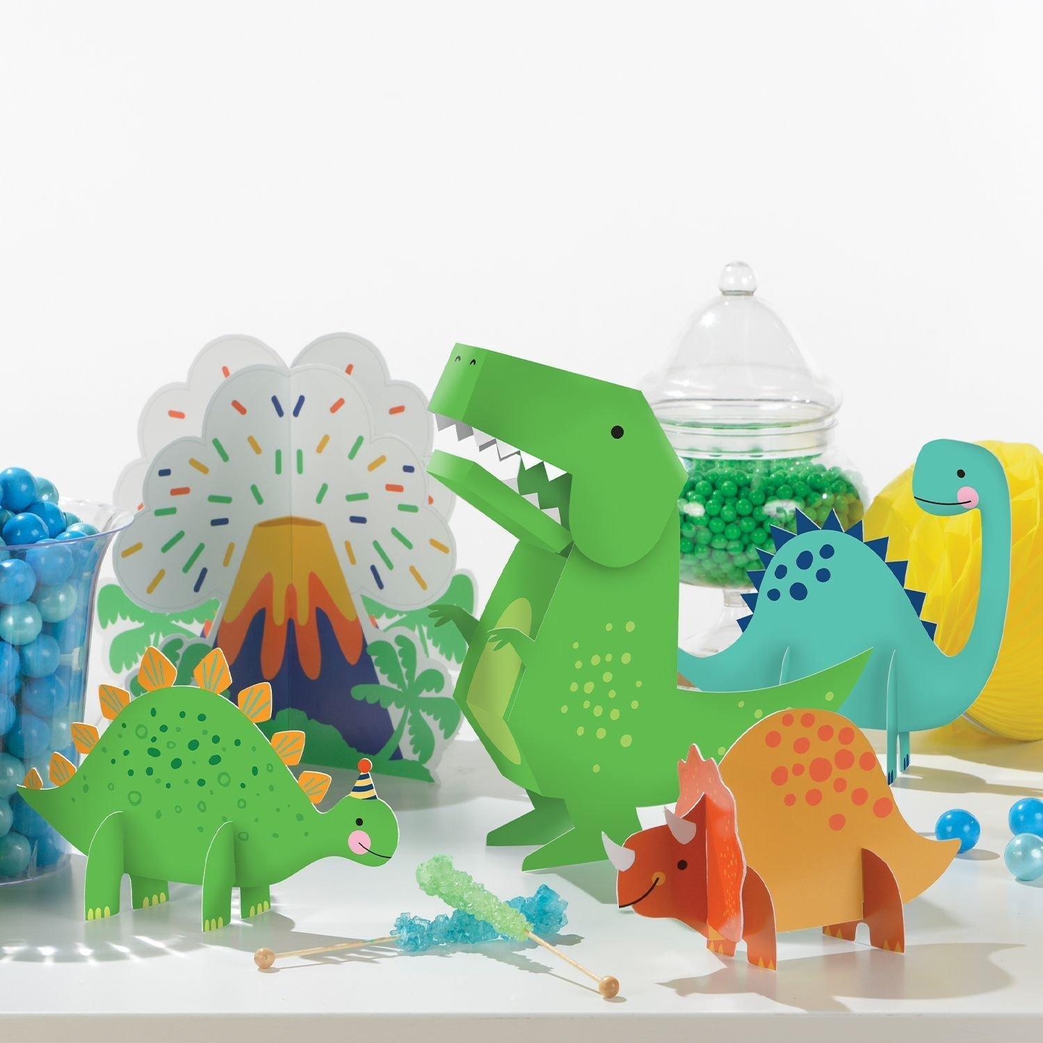 Dino-Mite Party Decorating Supplies Pack - Kit includes Banner, Honeycomb & Table Decorations