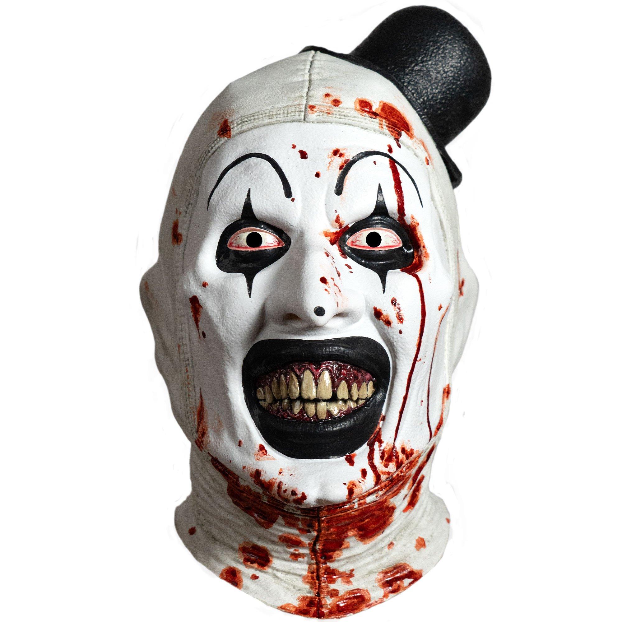 Adult Art the Clown Bloody Latex Mask Terrifier 3 Party City