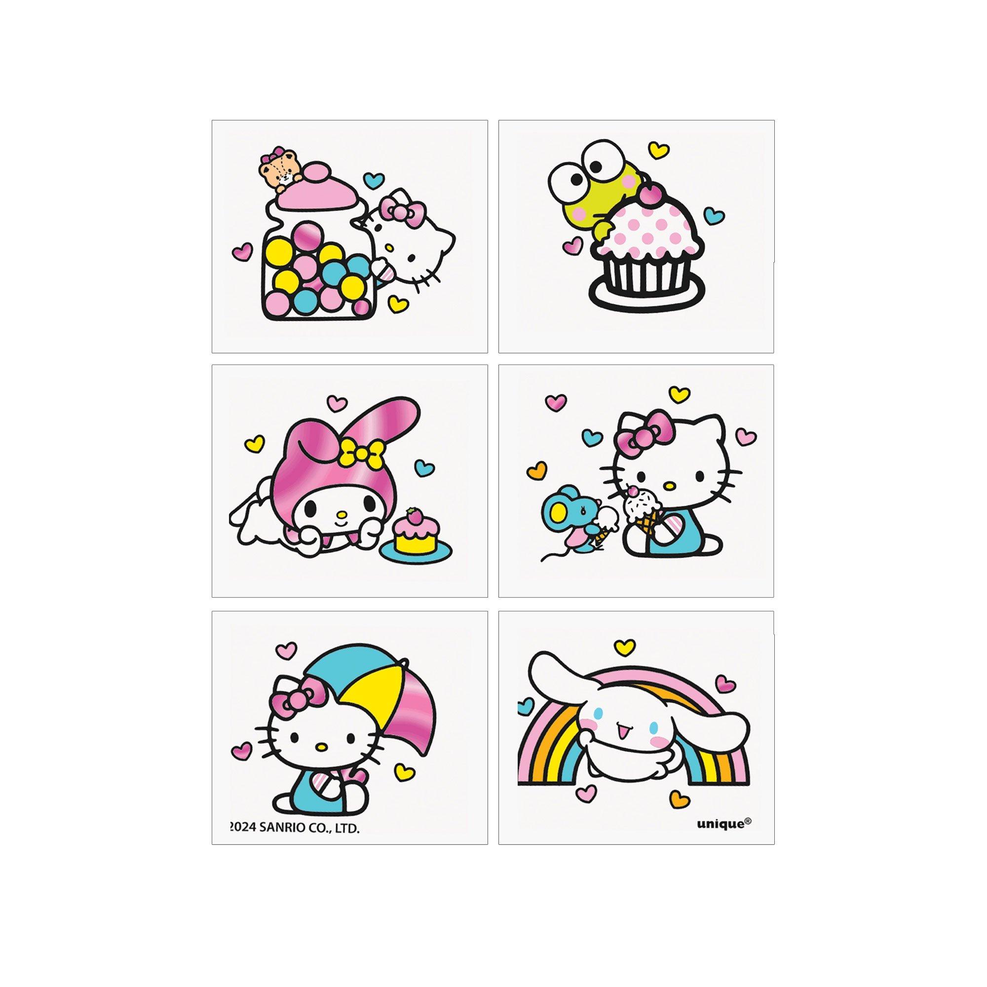 Hello Kitty and Friends Temporary Tattoos, 24ct - Sanrio