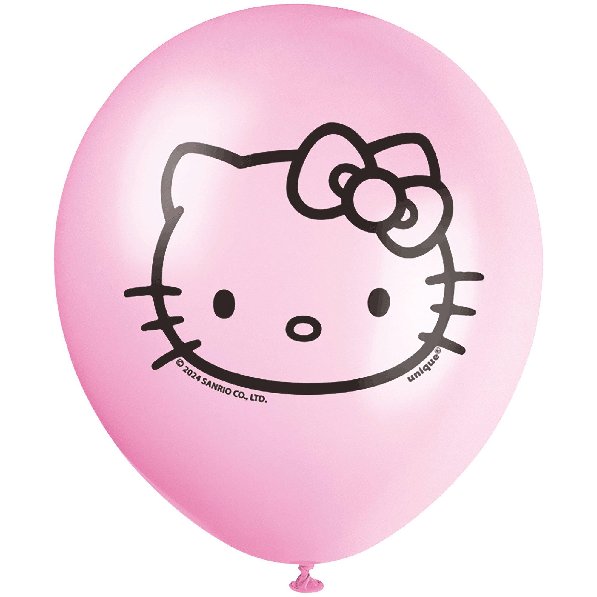 8ct, 12in Hello Kitty Latex Balloons - Sanrio