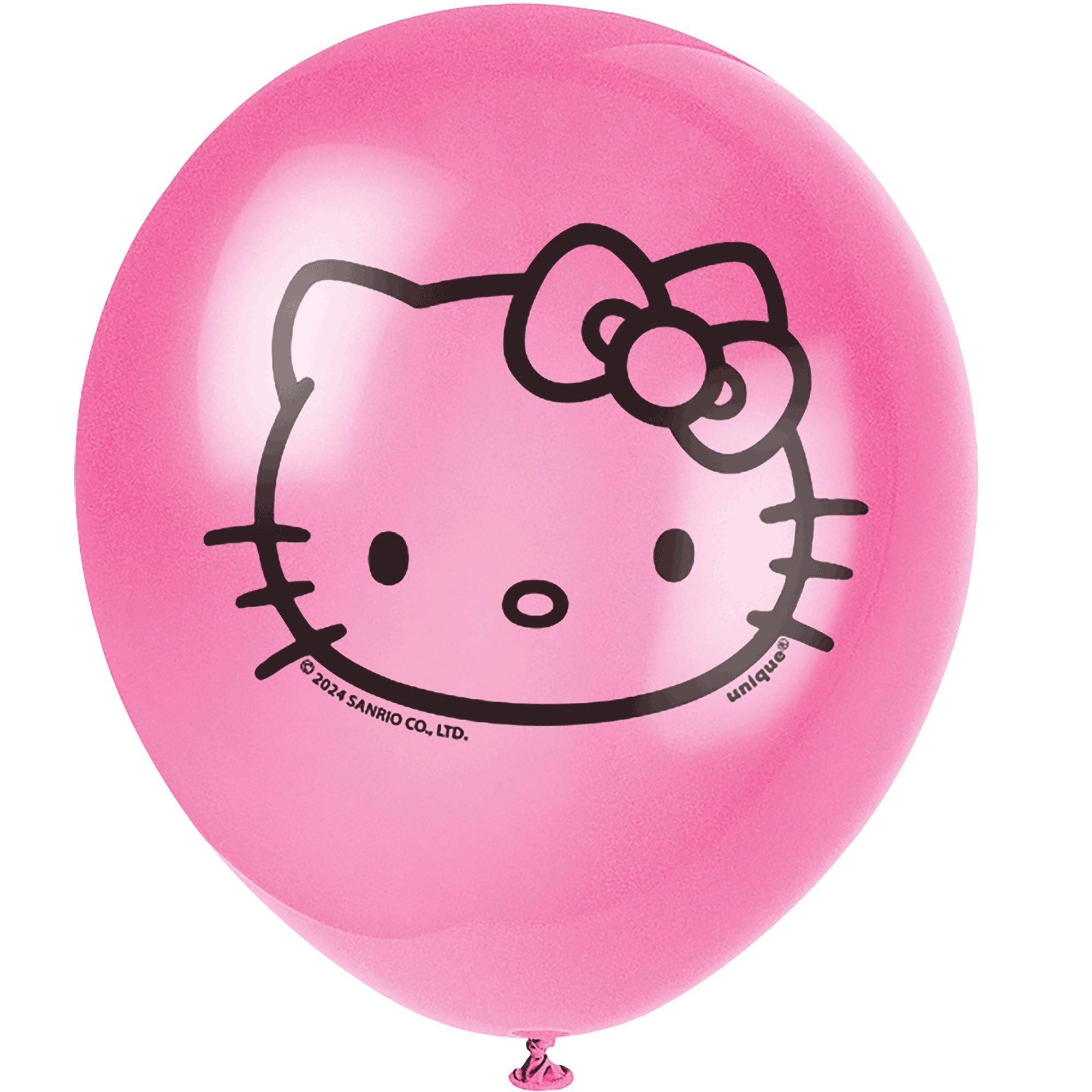 8ct, 12in Hello Kitty Latex Balloons - Sanrio